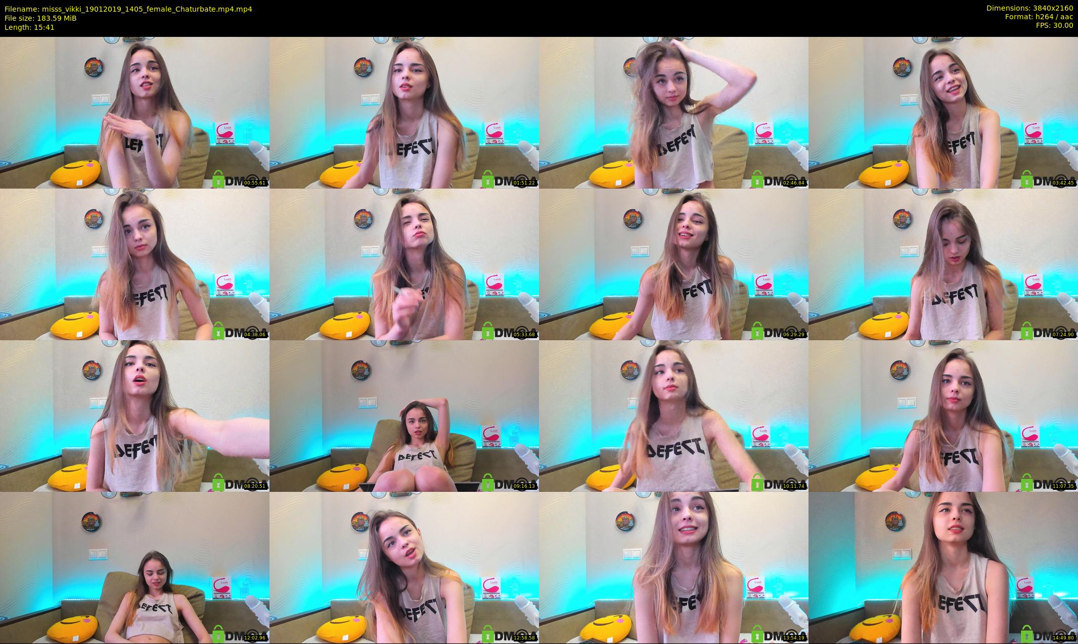 misss_vikki — 16 minute Chaturbate female cam show recording, 4K, Jan 19, 2019