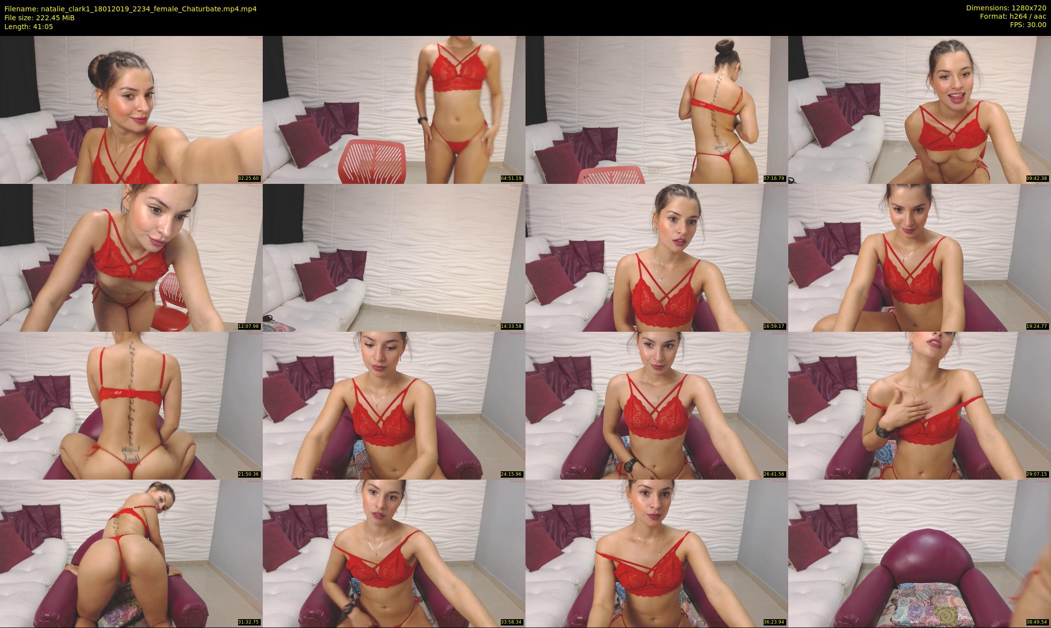 natalie_clark1 — 42 minute Chaturbate female cam show recording, 720p, Jan 18, 2019