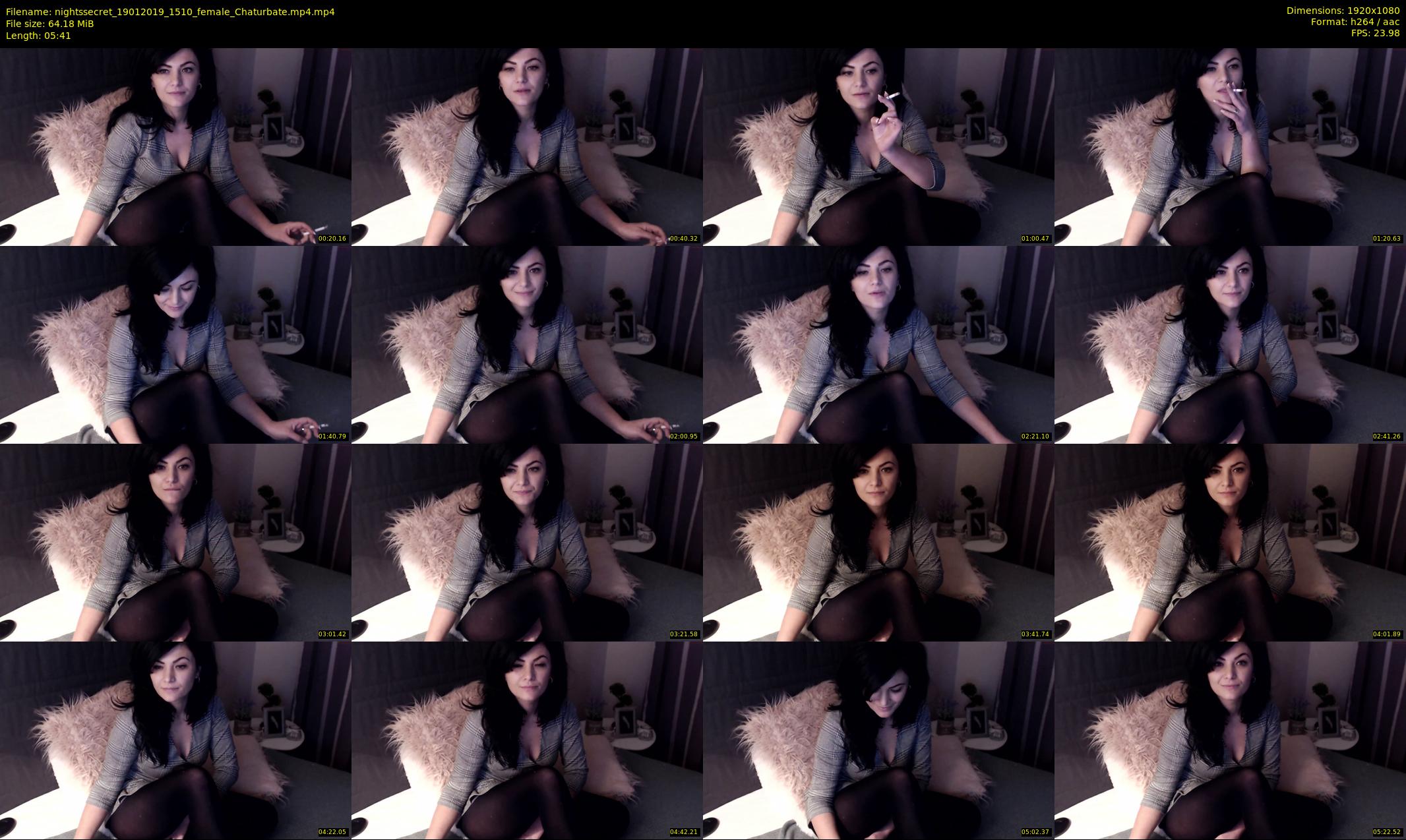 nightssecret — 6 minute Chaturbate female cam show recording, 1080p, Jan 19, 2019