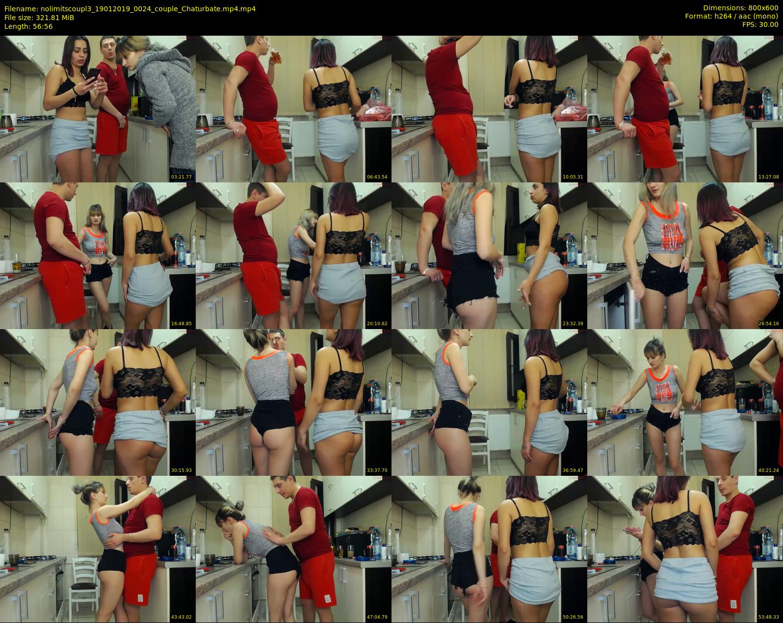 nolimitscoupl3 — 57 minute Chaturbate couple cam show recording, 480p, Jan 19, 2019