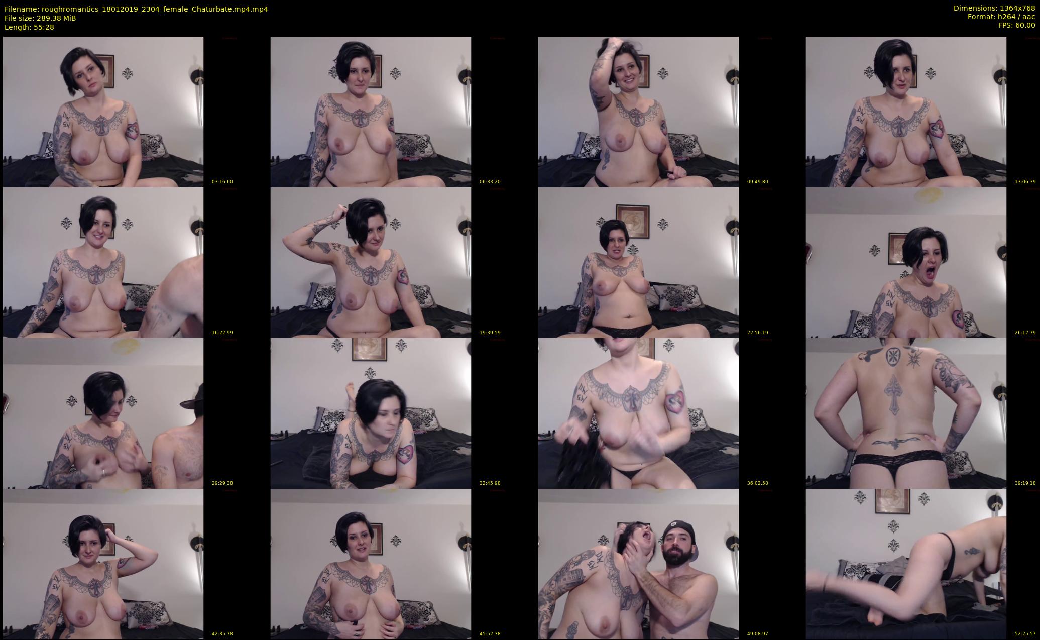 roughromantics — 56 minute Chaturbate couple cam show recording, 720p, Jan 18, 2019