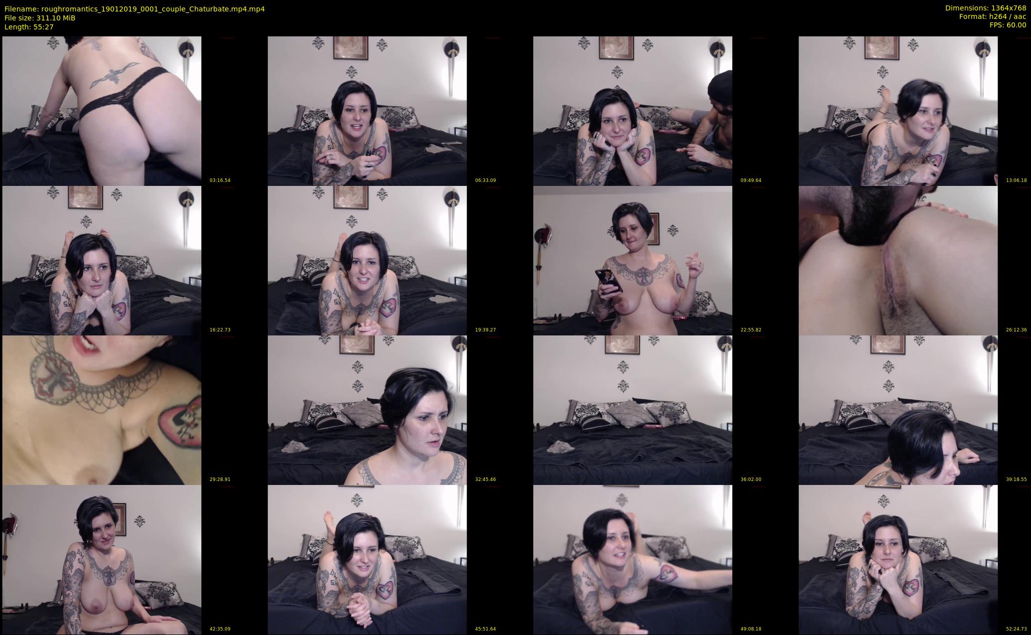 roughromantics — 56 minute Chaturbate couple cam show recording, 720p, Jan 19, 2019