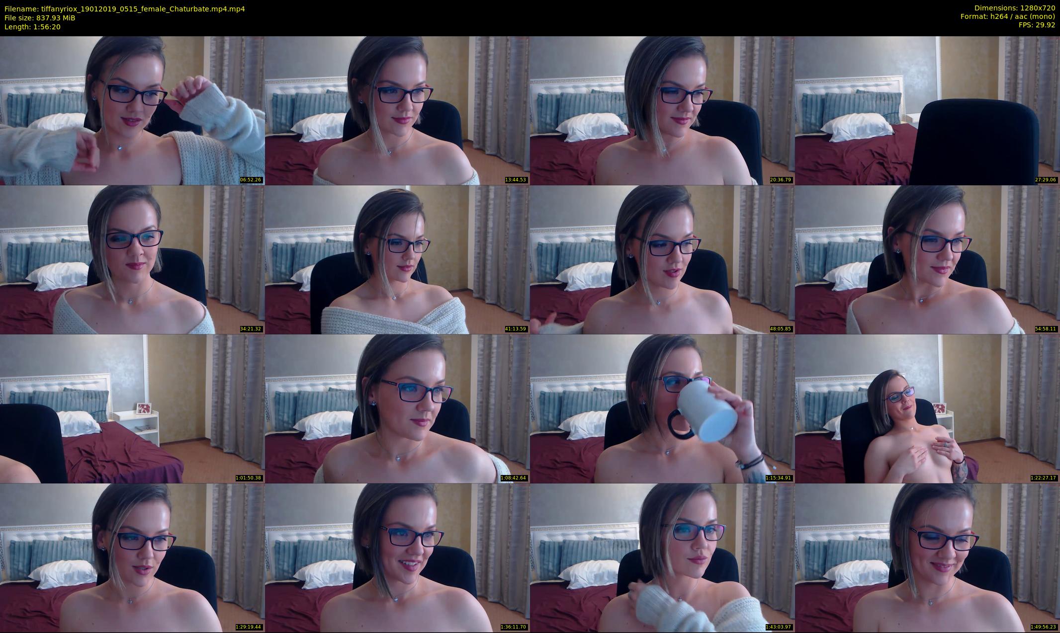 tiffanyriox — 117 minute Chaturbate female cam show recording, 720p, Jan 19, 2019