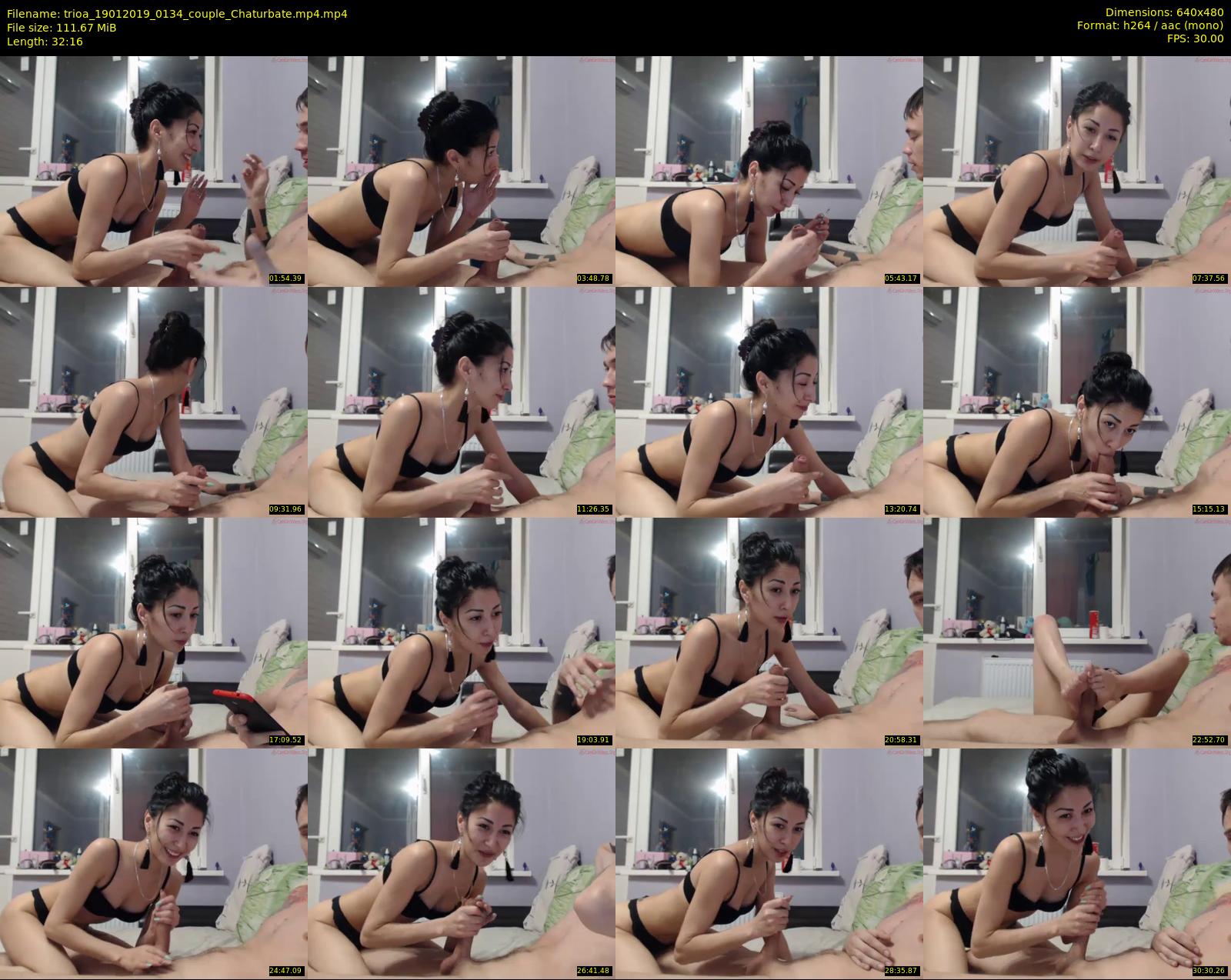 trioa — 33 minute Chaturbate couple cam show recording, 480p, Jan 19, 2019