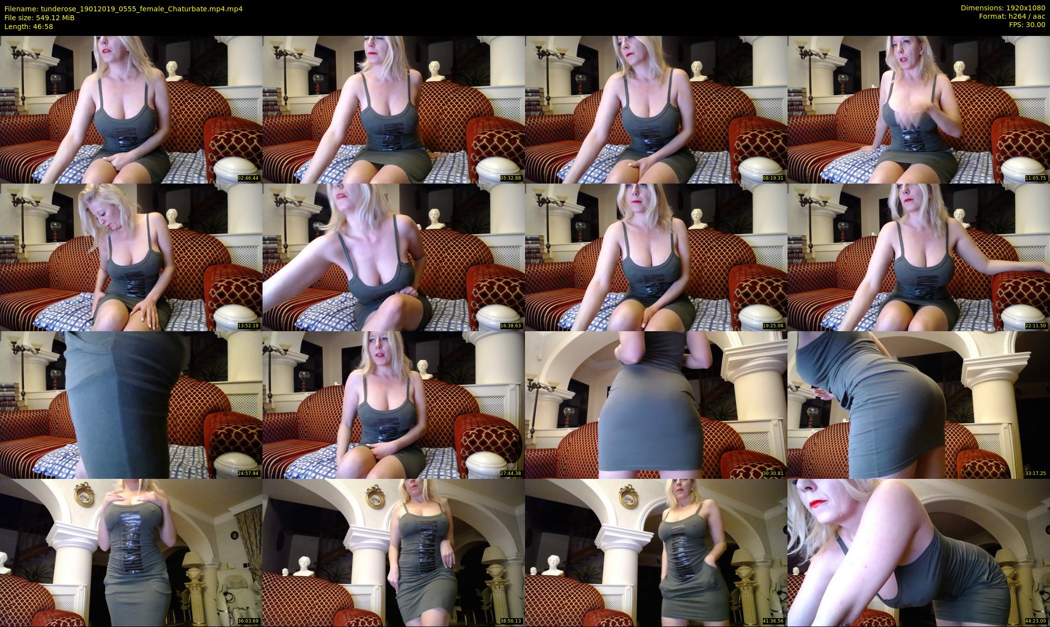 tunderose — 47 minute Chaturbate female cam show recording, 1080p, Jan 19, 2019