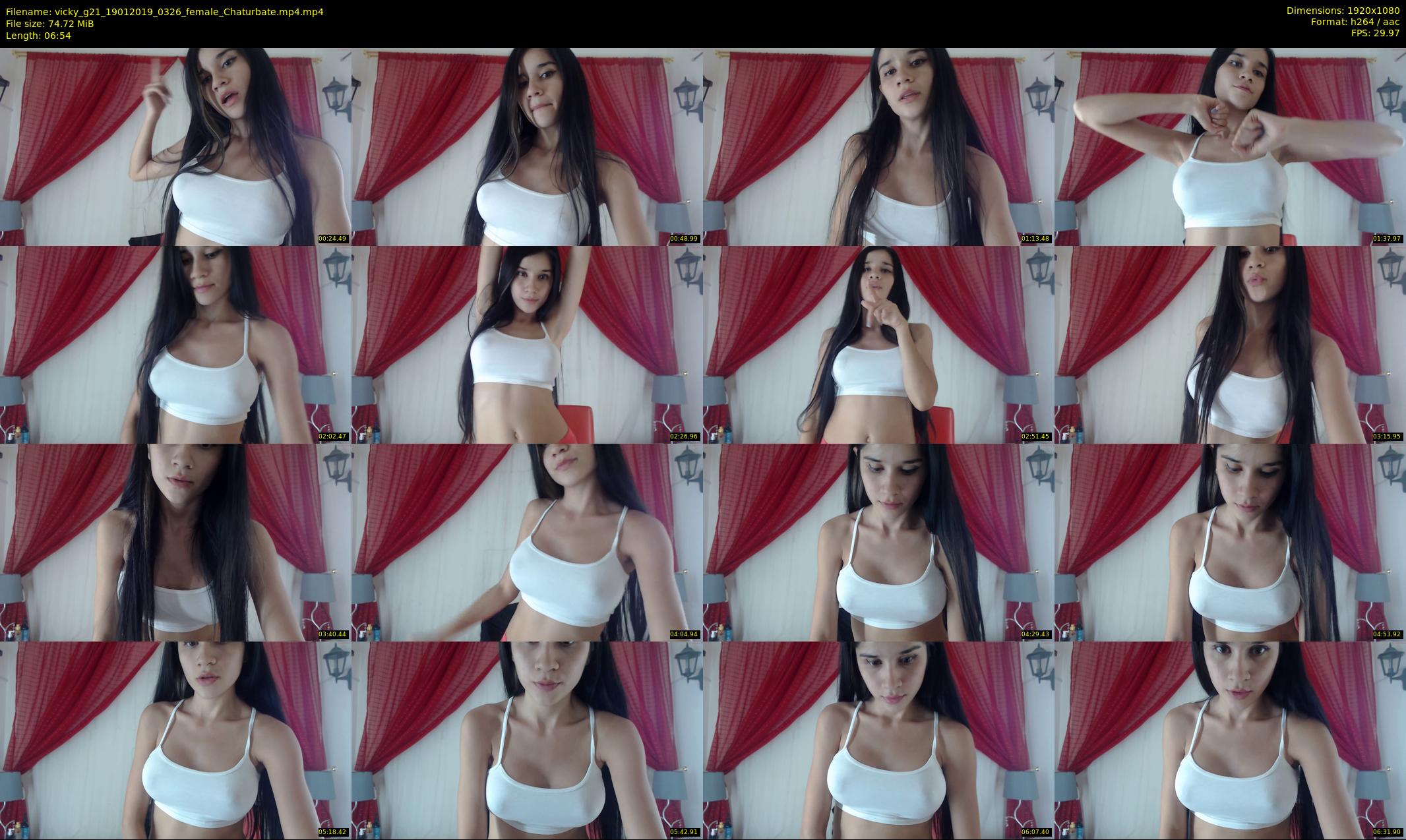 vicky_g21 — 7 minute Chaturbate female cam show recording, 1080p, Jan 19, 2019