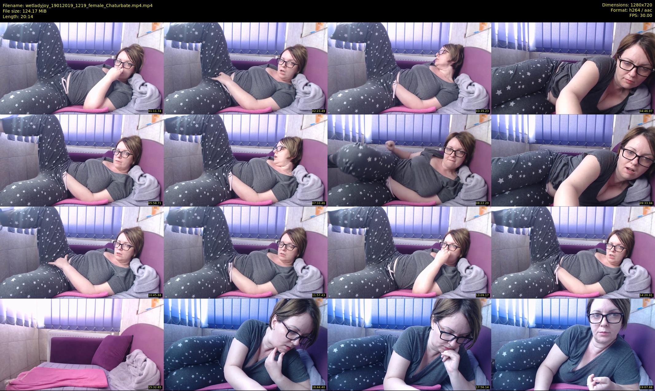 wetladyjoy — 21 minute Chaturbate female cam show recording, 720p, Jan 19, 2019
