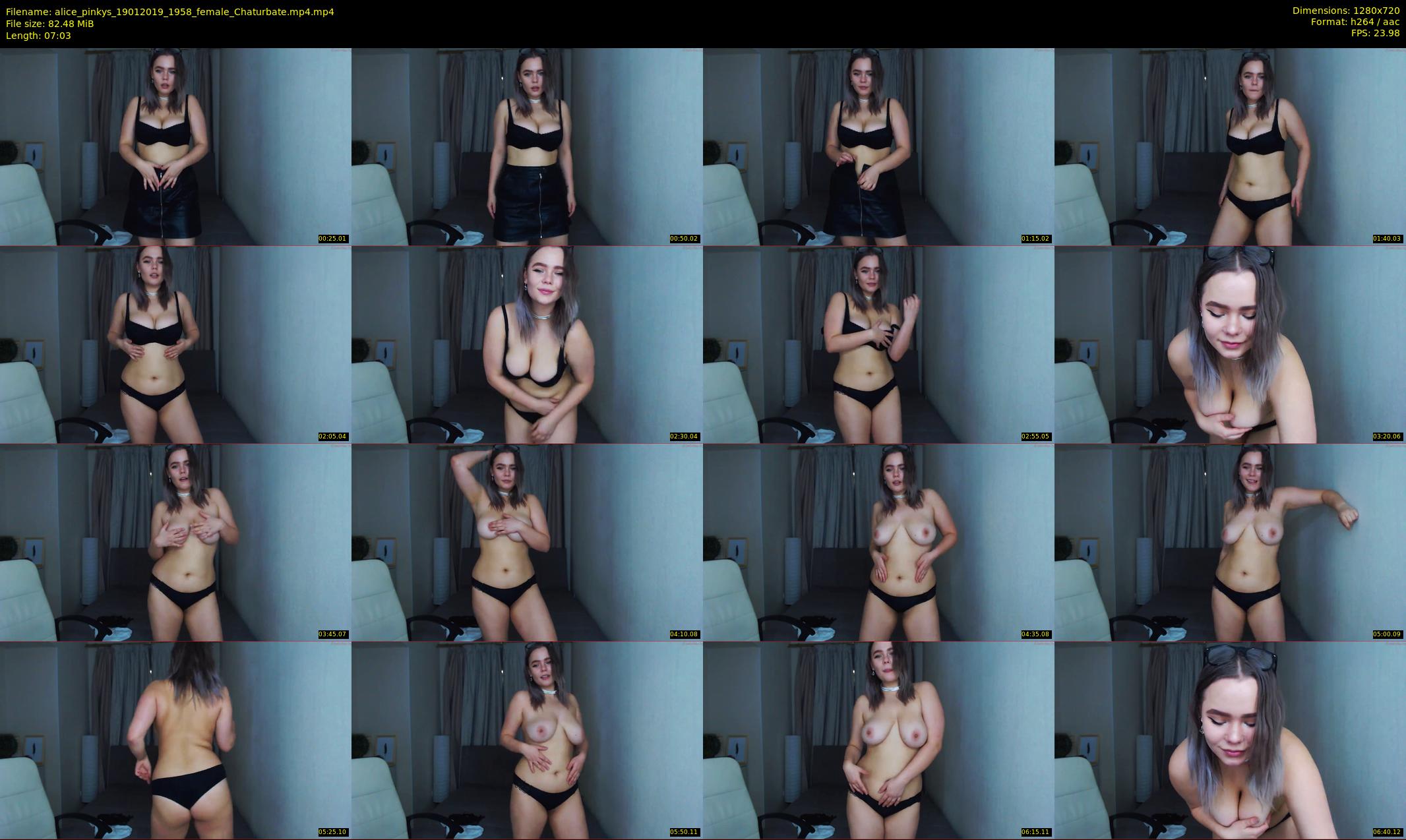 alice_pinkys — 8 minute Chaturbate female cam show recording, 720p, Jan 19, 2019