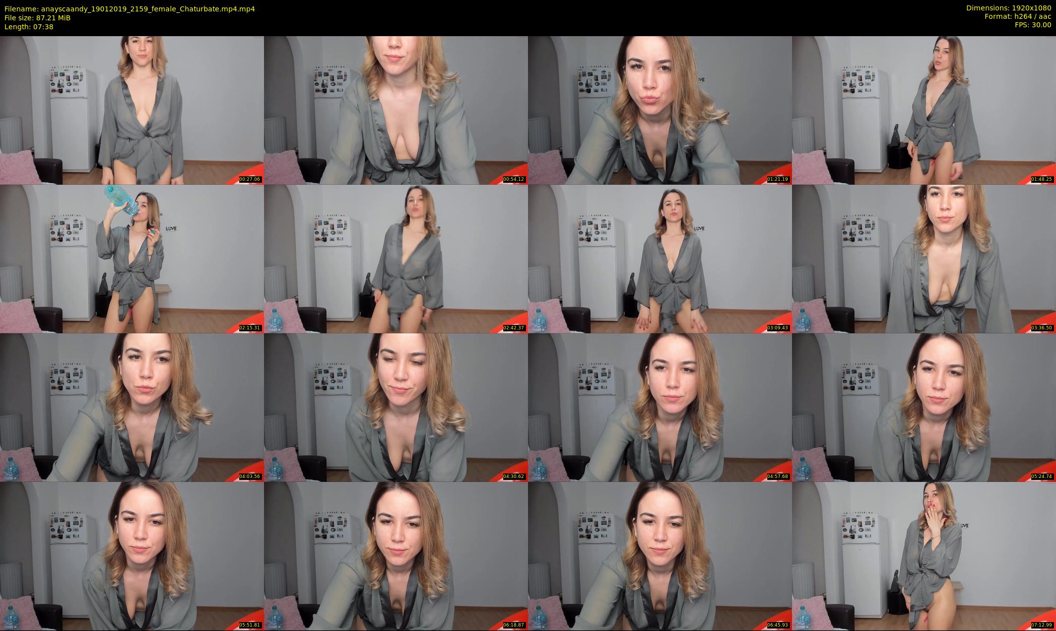 anayscaandy — 8 minute Chaturbate female cam show recording, 1080p, Jan 19, 2019