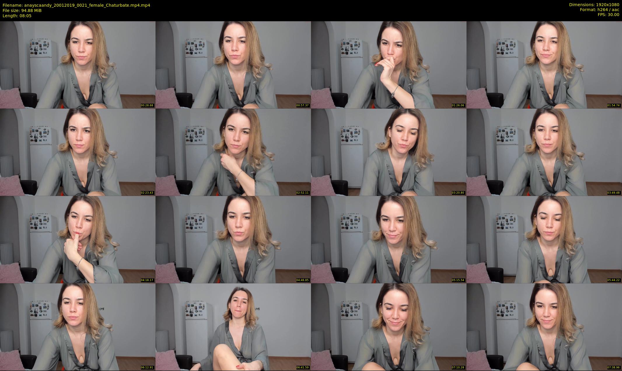 anayscaandy — 9 minute Chaturbate female cam show recording, 1080p, Jan 20, 2019