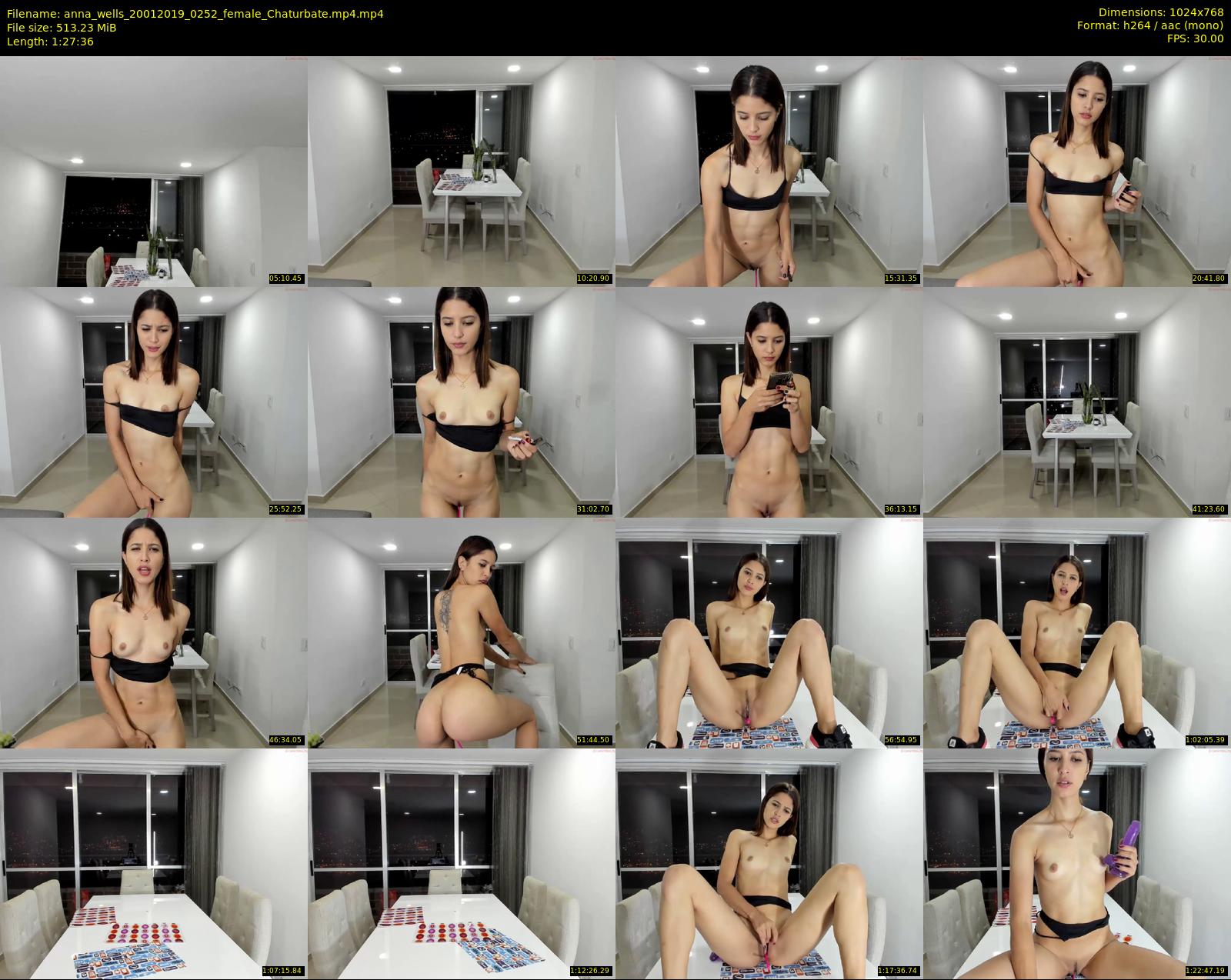 anna_wells — 88 minute Chaturbate female cam show recording, 720p, Jan 20, 2019