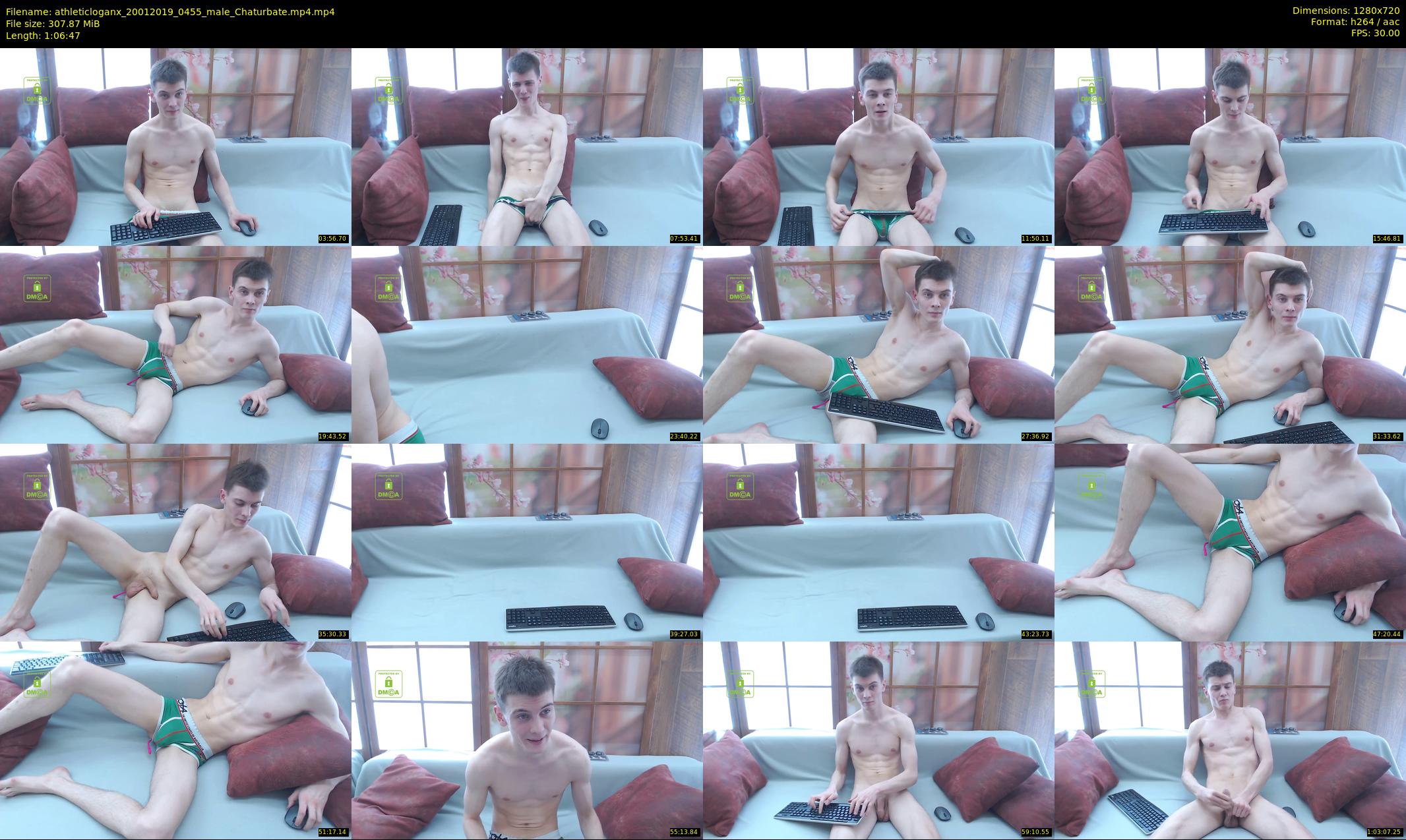 athleticloganx — 67 minute Chaturbate male cam show recording, 720p, Jan 20, 2019