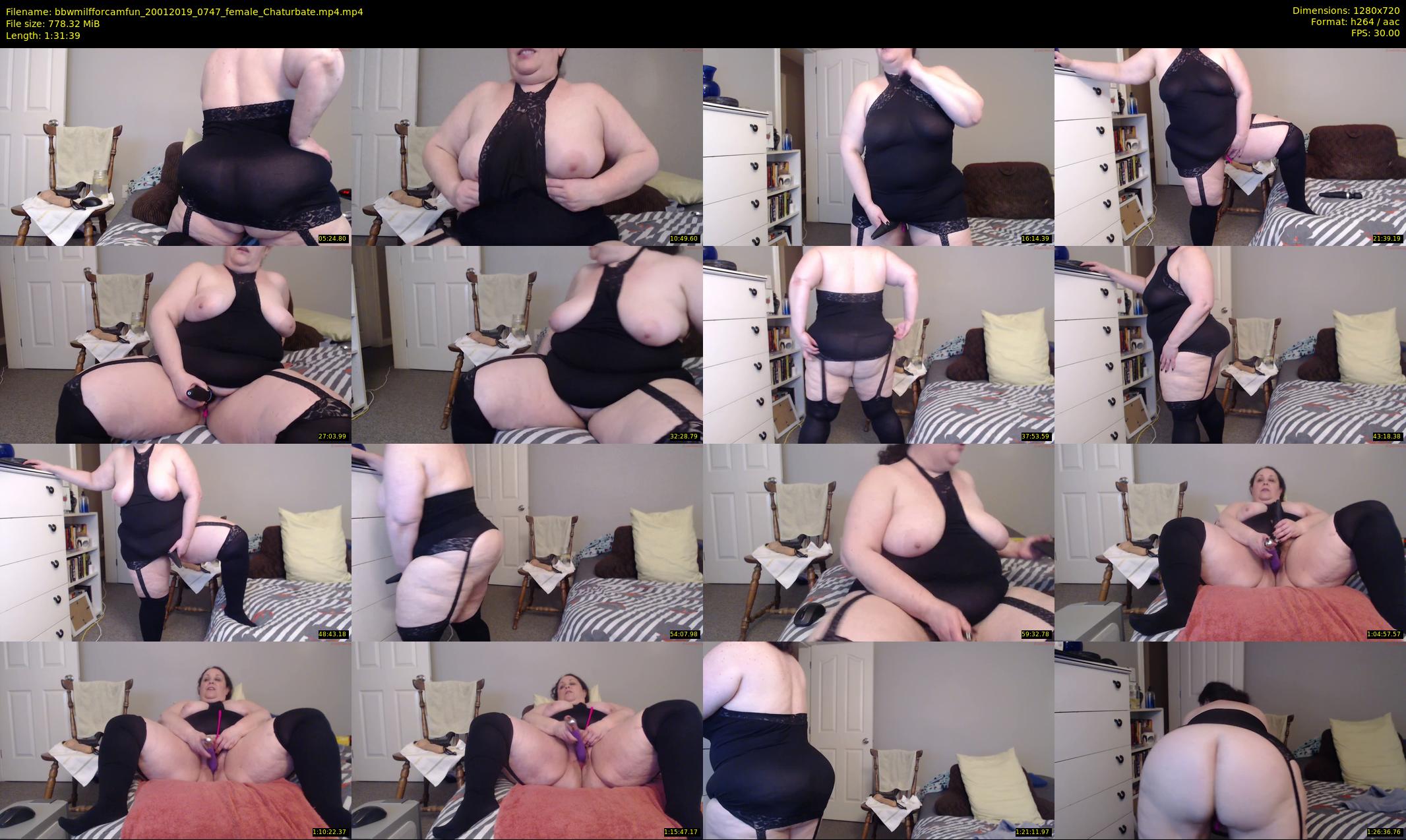 bbwmilfforcamfun — 92 minute Chaturbate female cam show recording, 720p, Jan 20, 2019