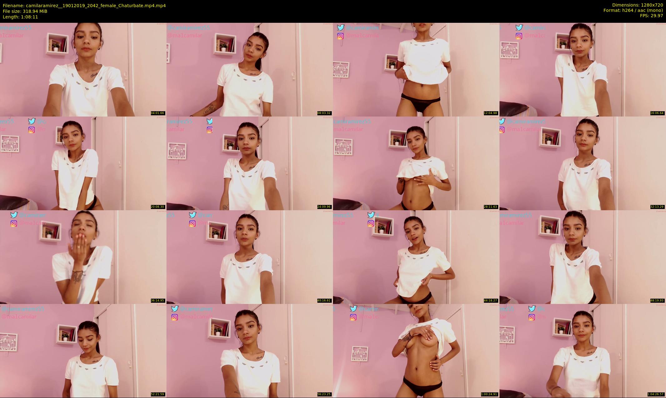 camilaramirez_ — 69 minute Chaturbate female cam show recording, 720p, Jan 19, 2019