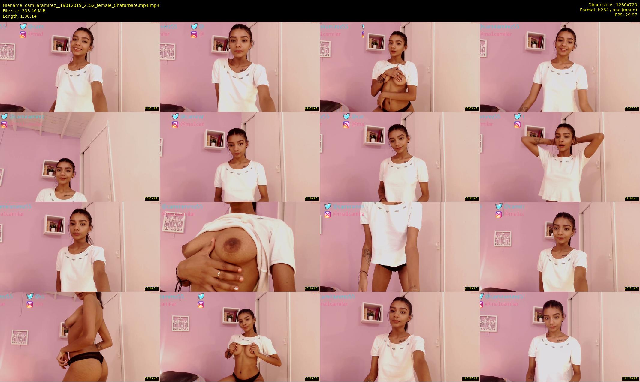 camilaramirez_ — 69 minute Chaturbate female cam show recording, 720p, Jan 19, 2019