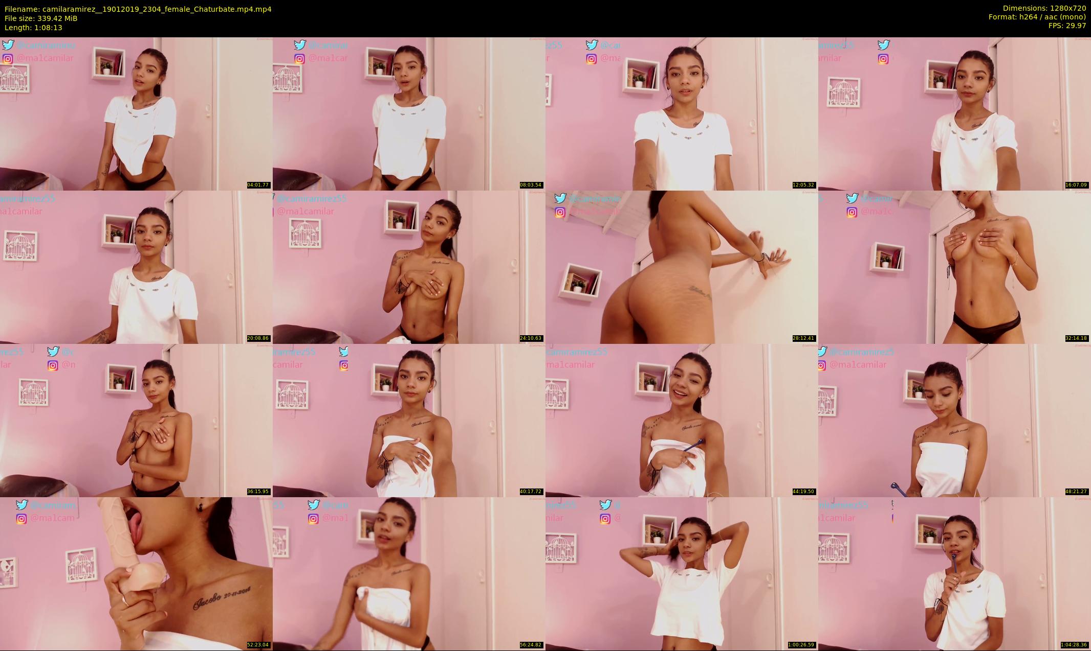 camilaramirez_ — 69 minute Chaturbate female cam show recording, 720p, Jan 19, 2019