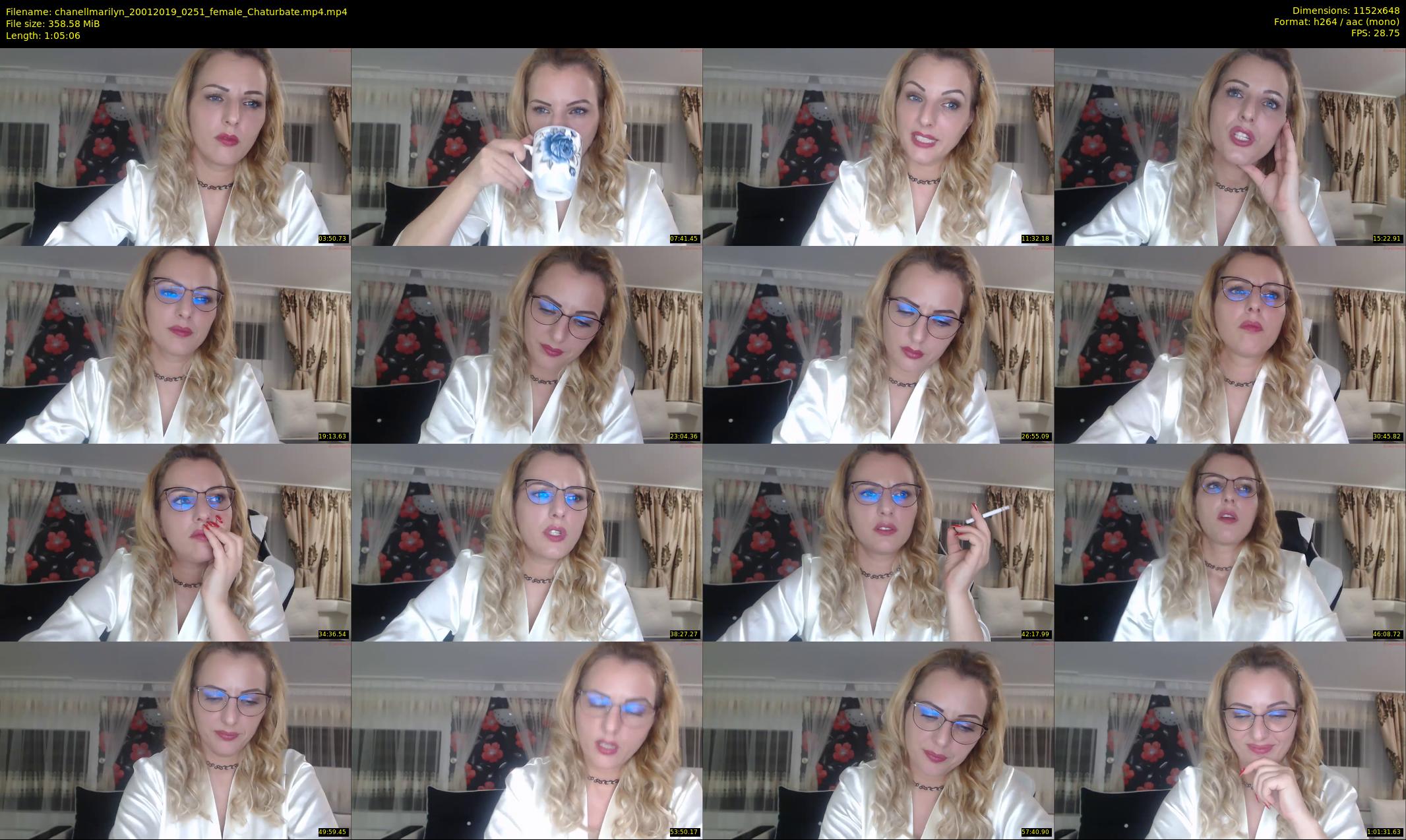 chanellmarilyn — 66 minute Chaturbate female cam show recording, 480p, Jan 20, 2019