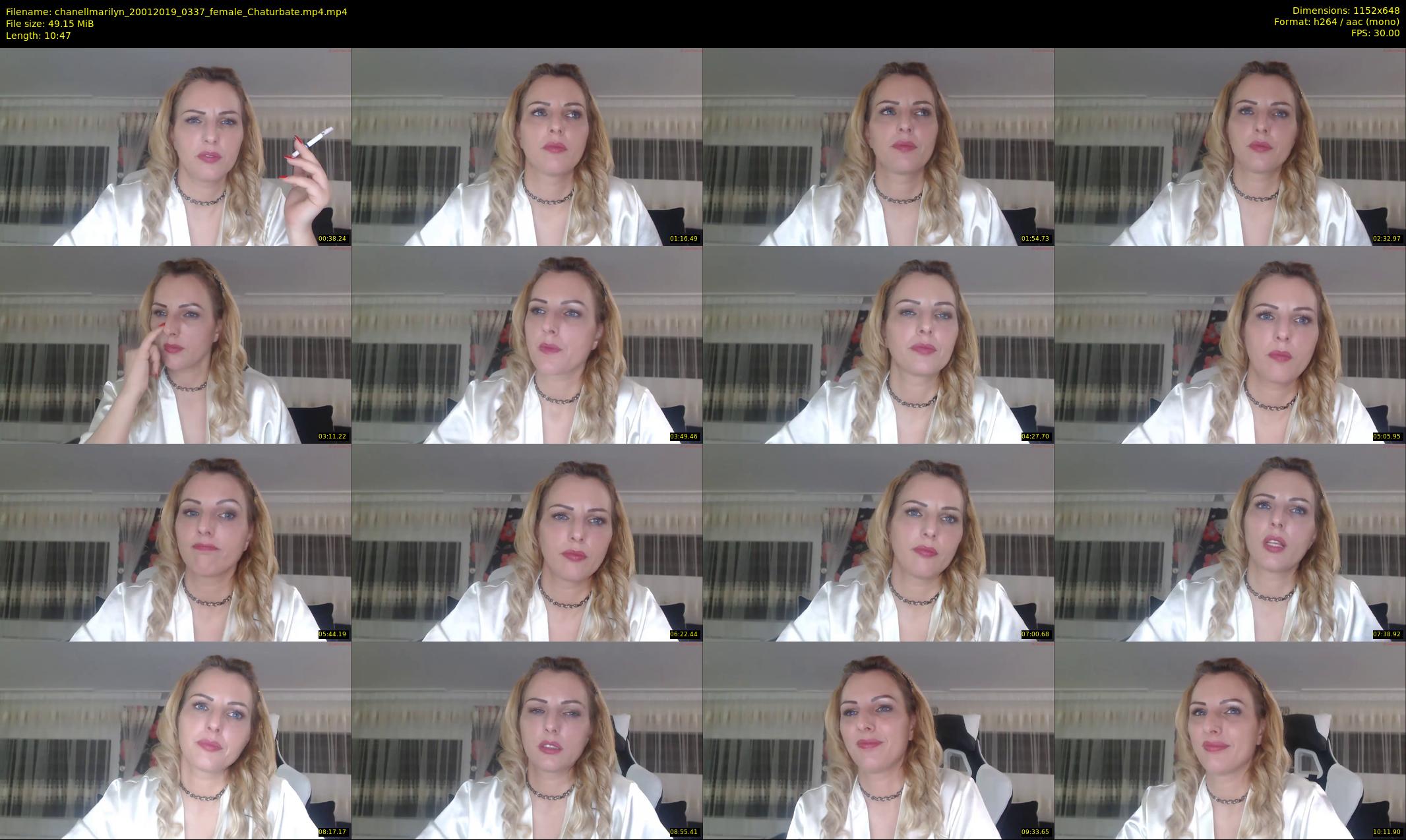 chanellmarilyn — 11 minute Chaturbate female cam show recording, 480p, Jan 20, 2019