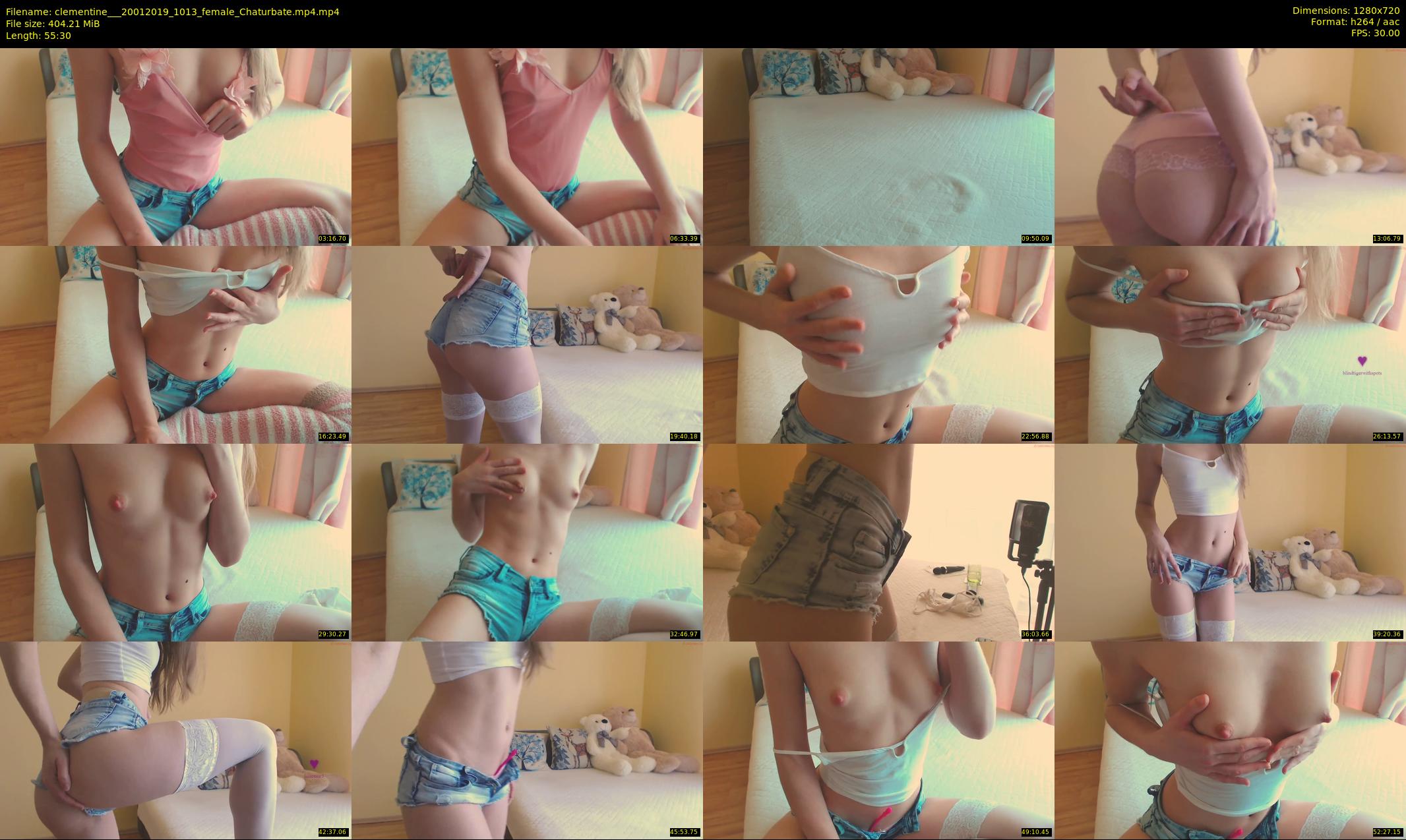 clementine__ — 56 minute Chaturbate female cam show recording, 720p, Jan 20, 2019