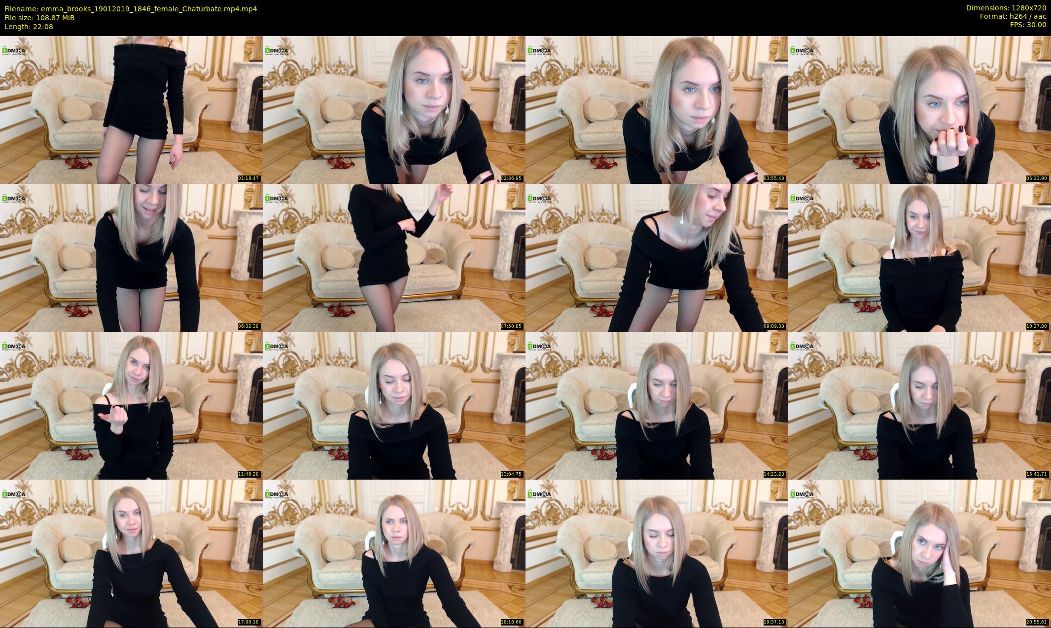 emma_brooks — 23 minute Chaturbate female cam show recording, 720p, Jan 19, 2019
