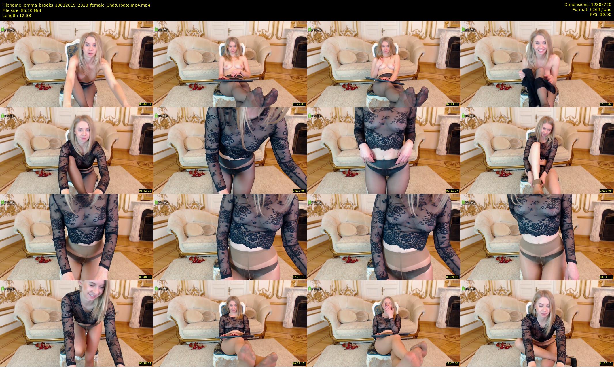 emma_brooks — 13 minute Chaturbate female cam show recording, 720p, Jan 19, 2019