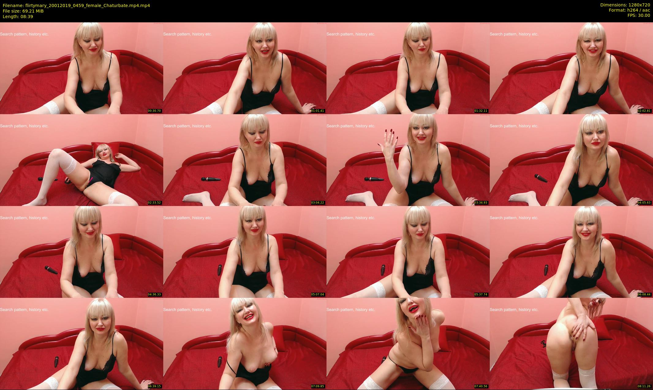 flirtymary — 9 minute Chaturbate female cam show recording, 720p, Jan 20, 2019