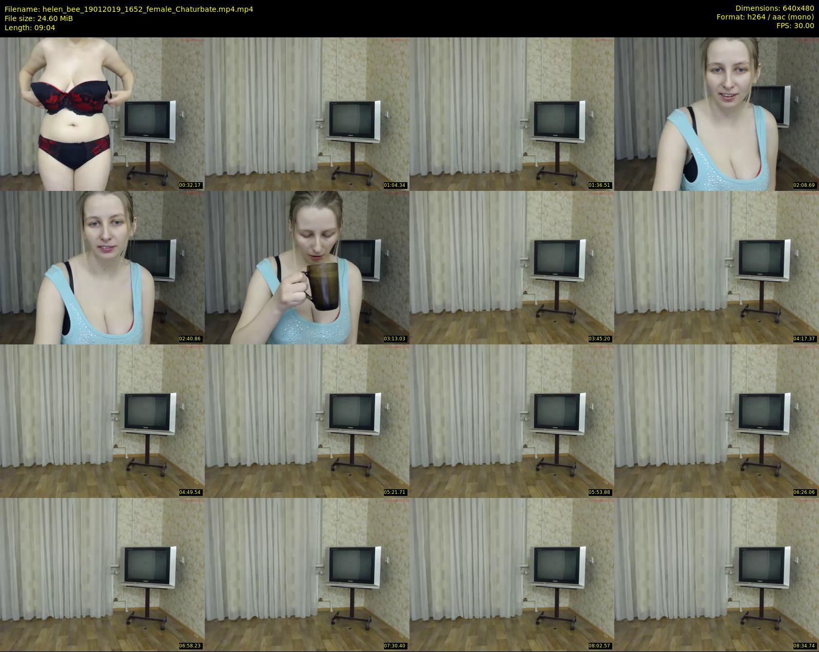 helen_bee — 10 minute Chaturbate female cam show recording, 480p, Jan 19, 2019