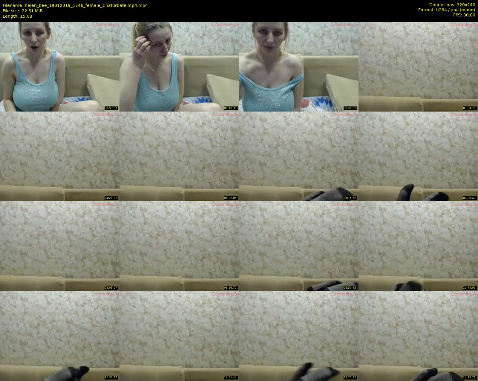 helen_bee — 16 minute Chaturbate female cam show recording, SD, Jan 19, 2019