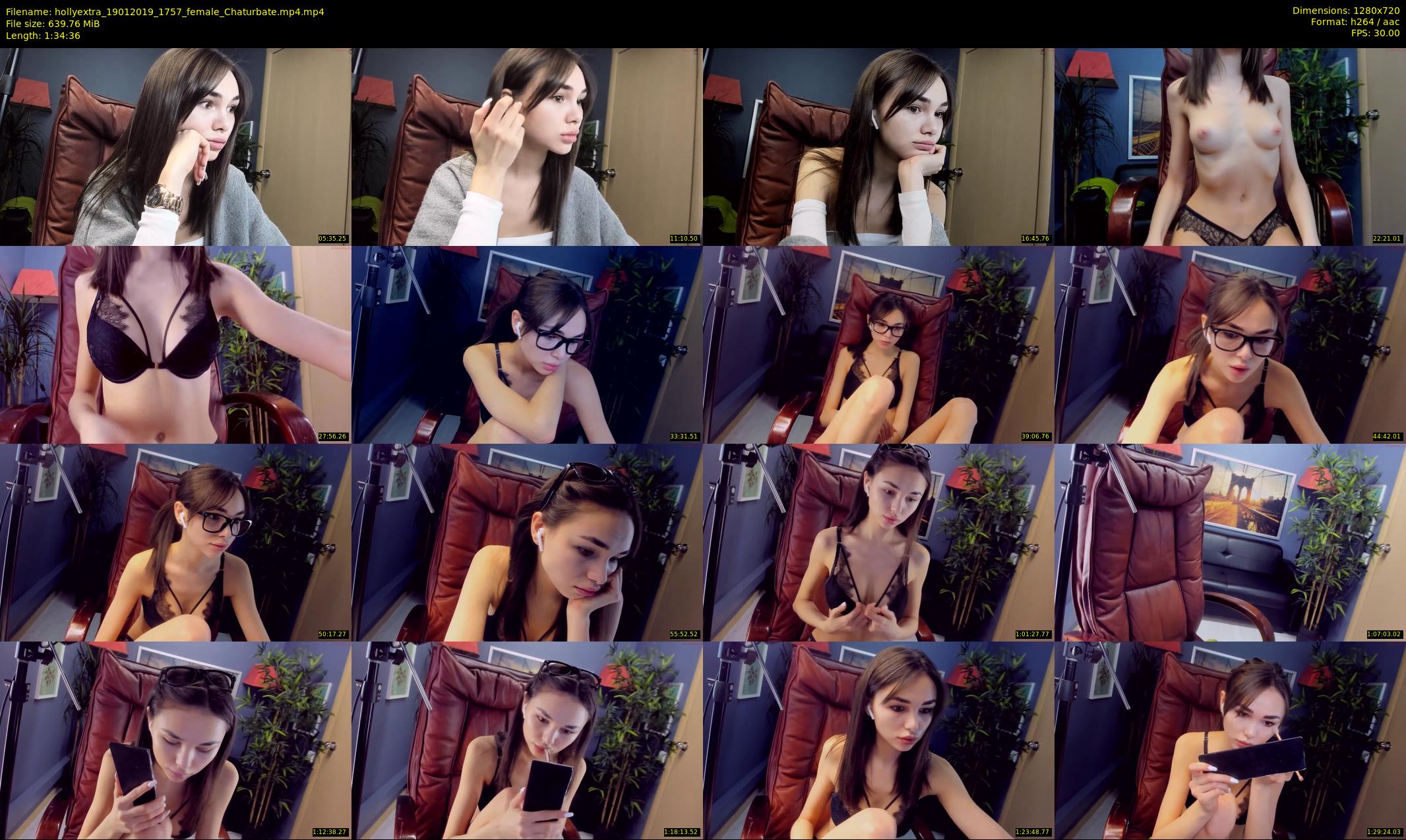 hollyextra — 95 minute Chaturbate female cam show recording, 720p, Jan 19, 2019