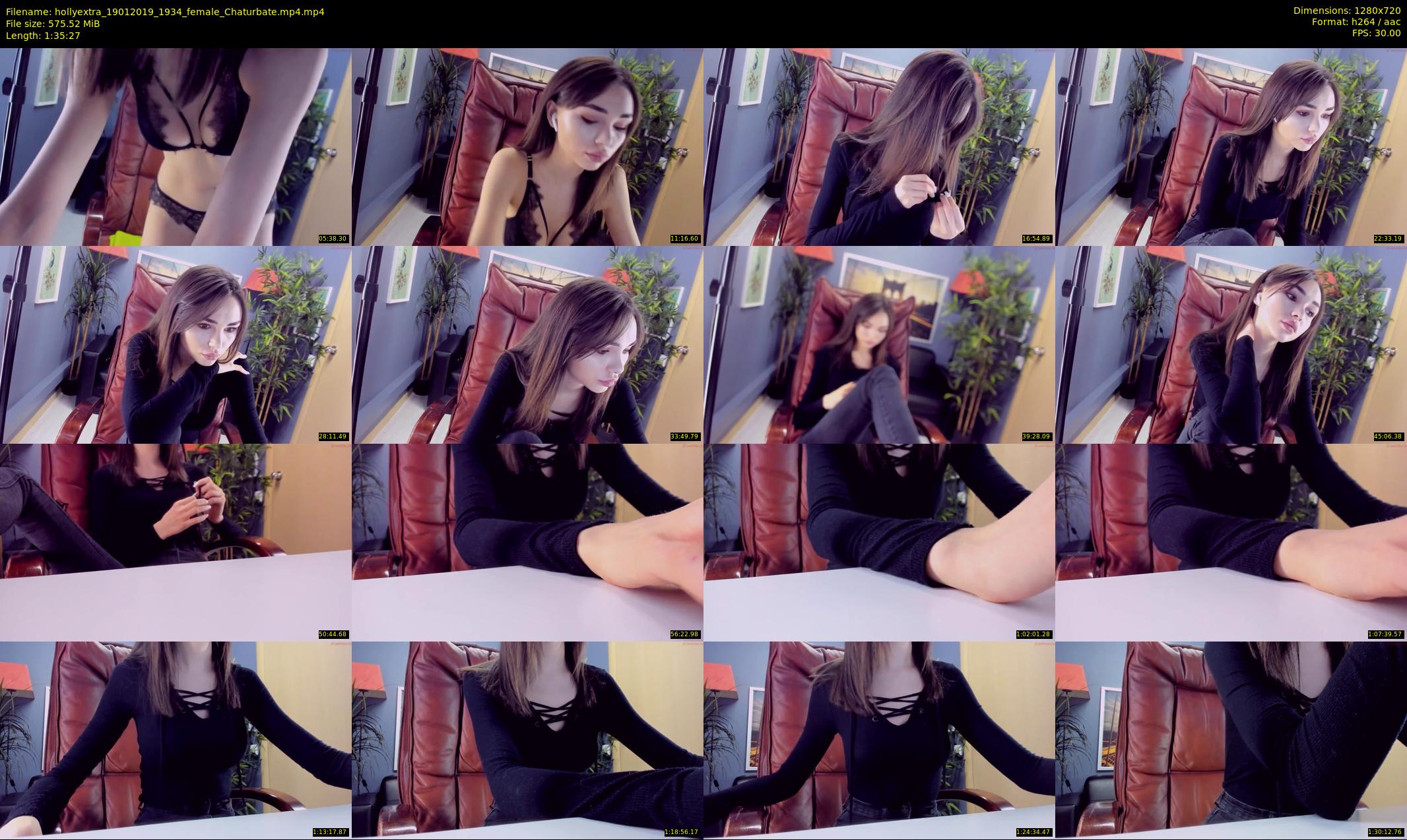 hollyextra — 96 minute Chaturbate female cam show recording, 720p, Jan 19, 2019