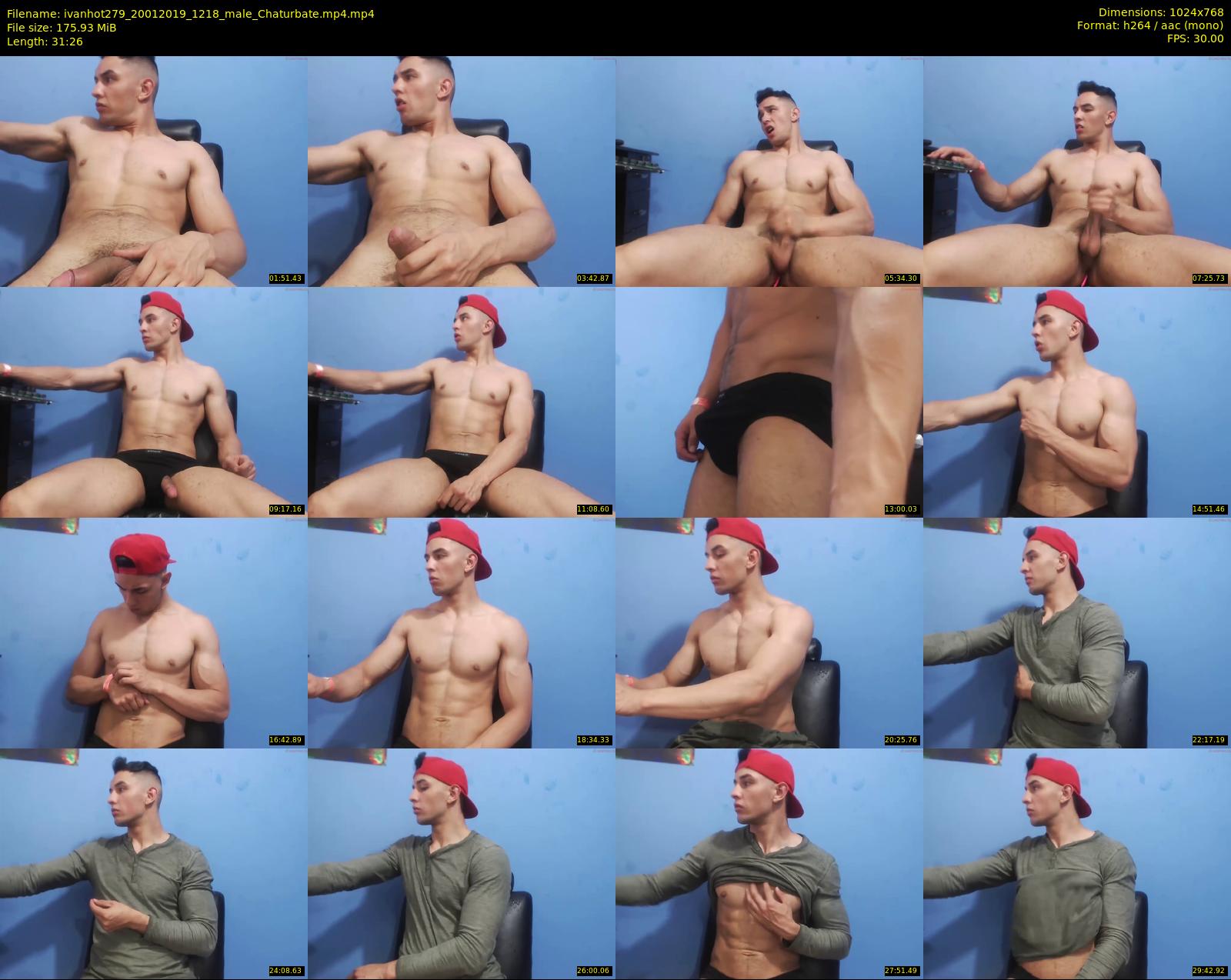 ivanhot279 — 32 minute Chaturbate male cam show recording, 720p, Jan 20, 2019
