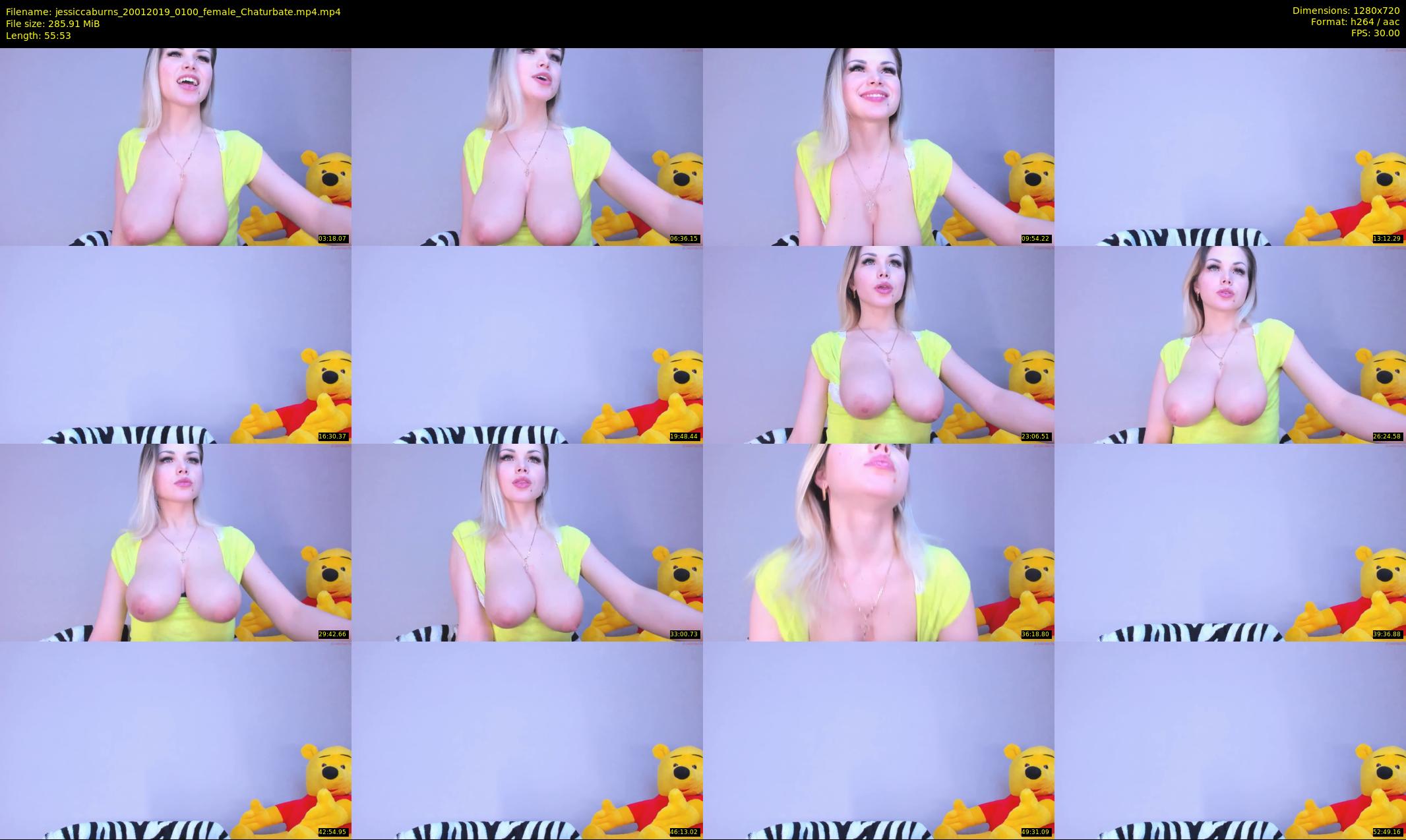 jessiccaburns — 56 minute Chaturbate female cam show recording, 720p, Jan 20, 2019