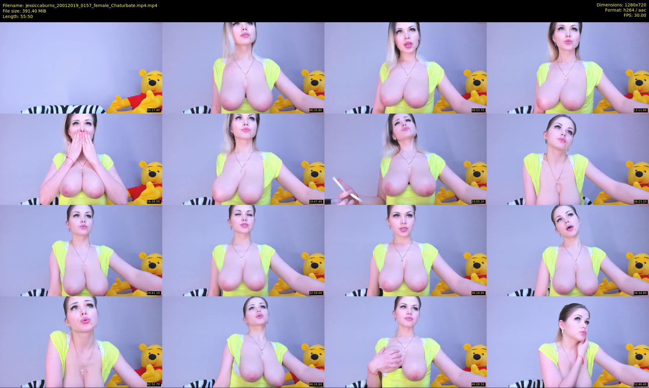 jessiccaburns — 56 minute Chaturbate female cam show recording, 720p, Jan 20, 2019