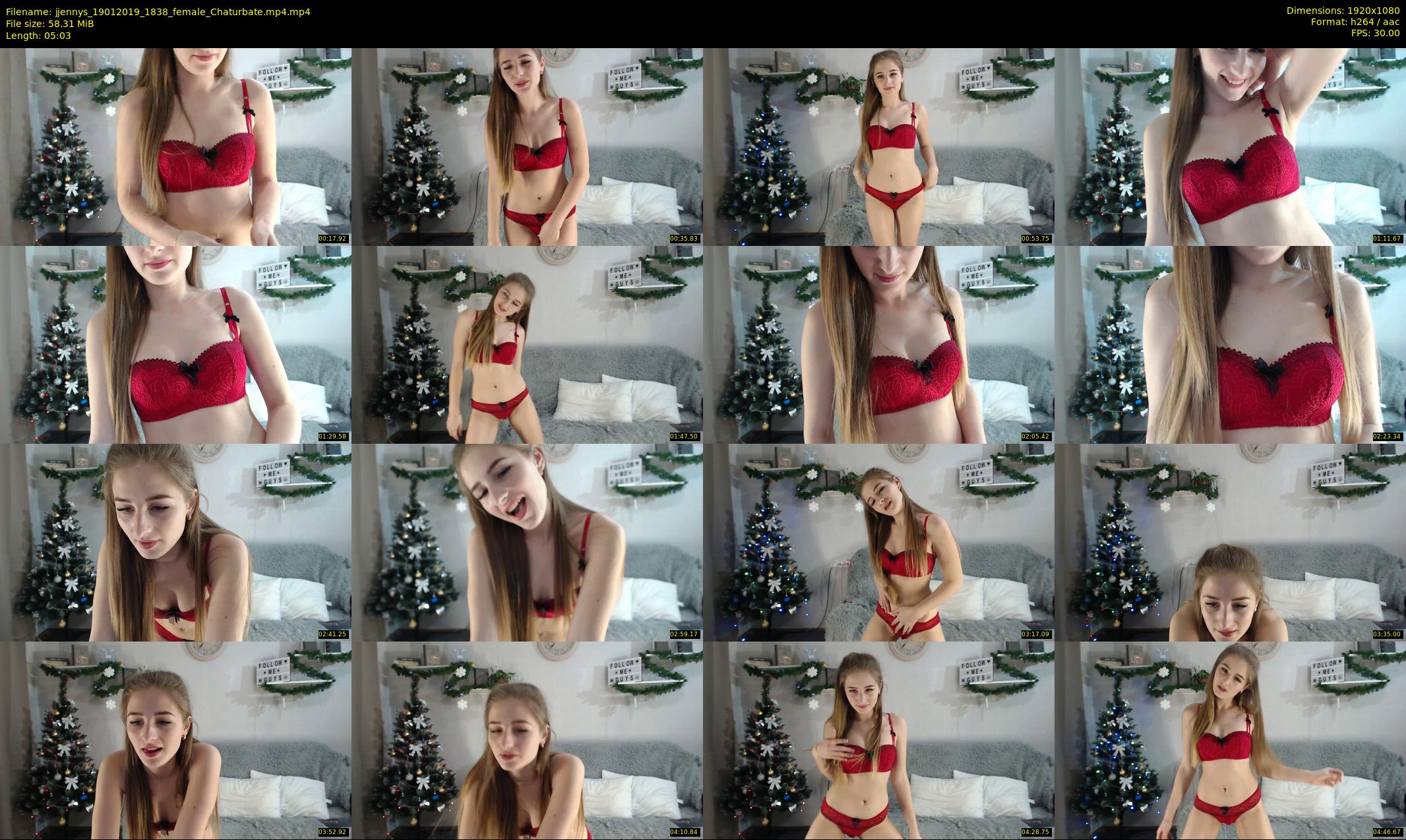 jjennys — 6 minute Chaturbate female cam show recording, 1080p, Jan 19, 2019