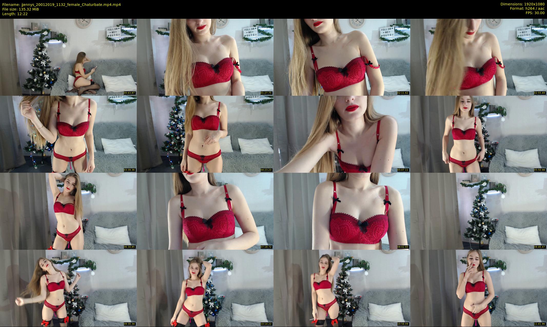 jjennys — 13 minute Chaturbate female cam show recording, 1080p, Jan 20, 2019