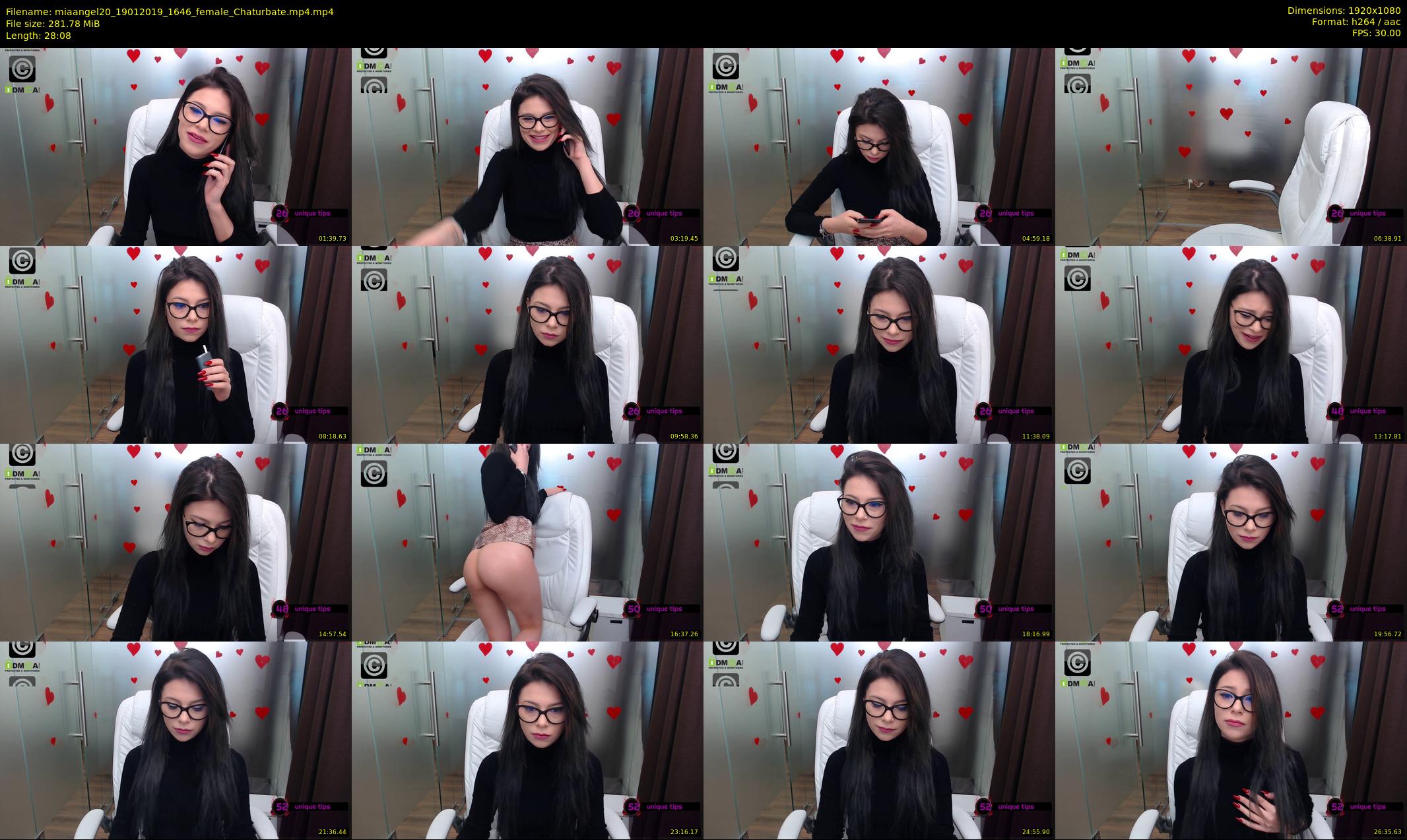 miaangel20 — 29 minute Chaturbate female cam show recording, 1080p, Jan 19, 2019