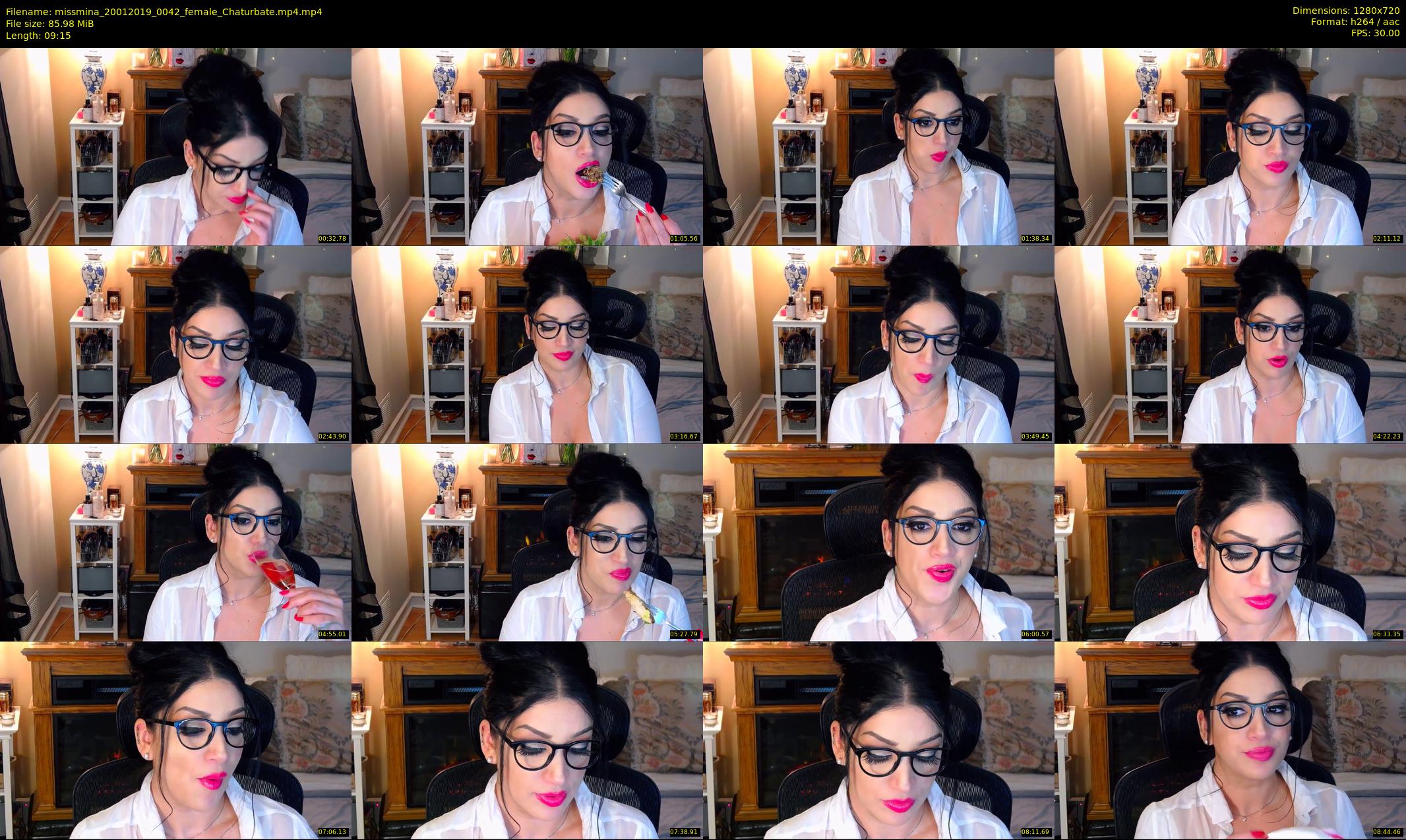missmina — 10 minute Chaturbate female cam show recording, 720p, Jan 20, 2019