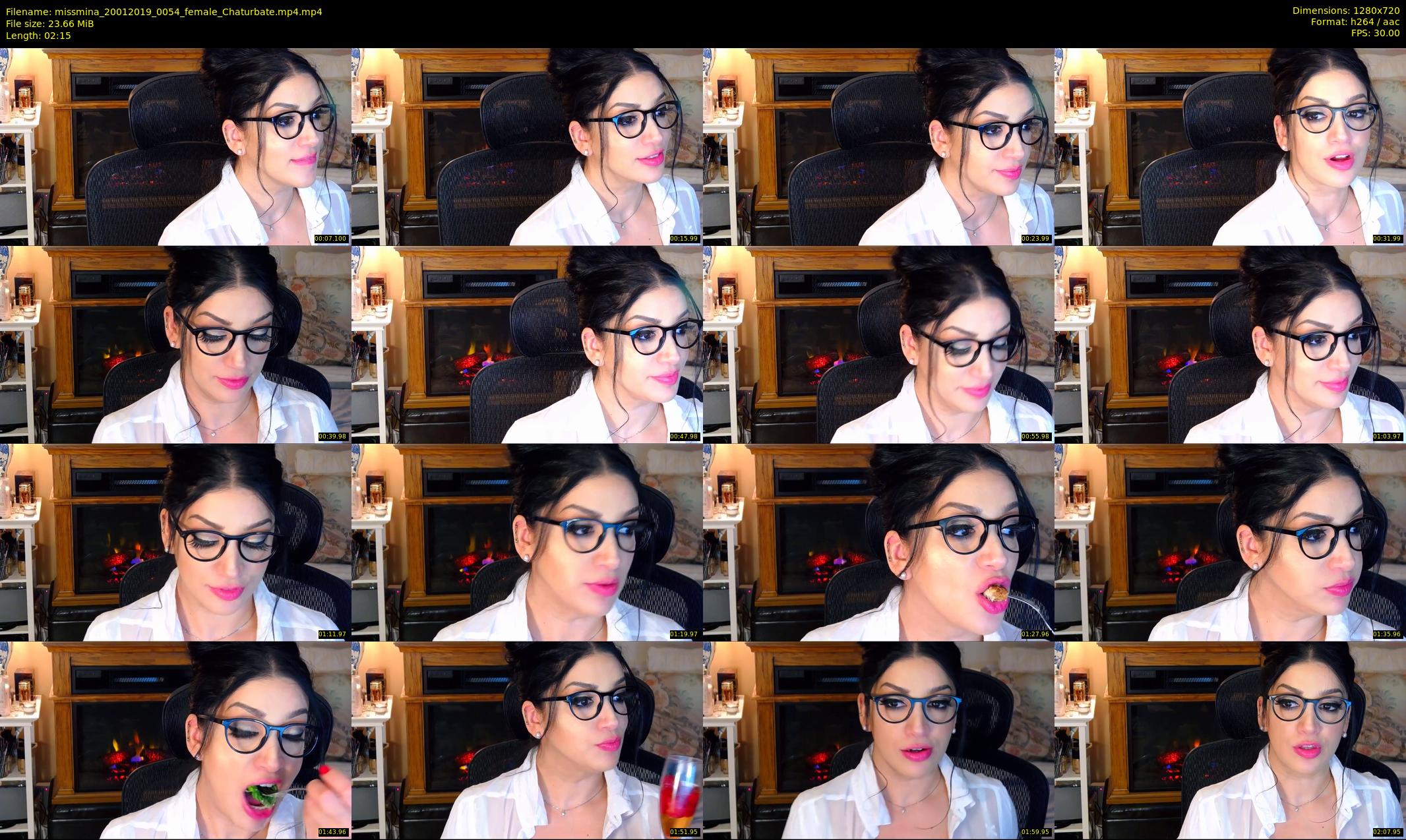 missmina — 3 minute Chaturbate female cam show recording, 720p, Jan 20, 2019