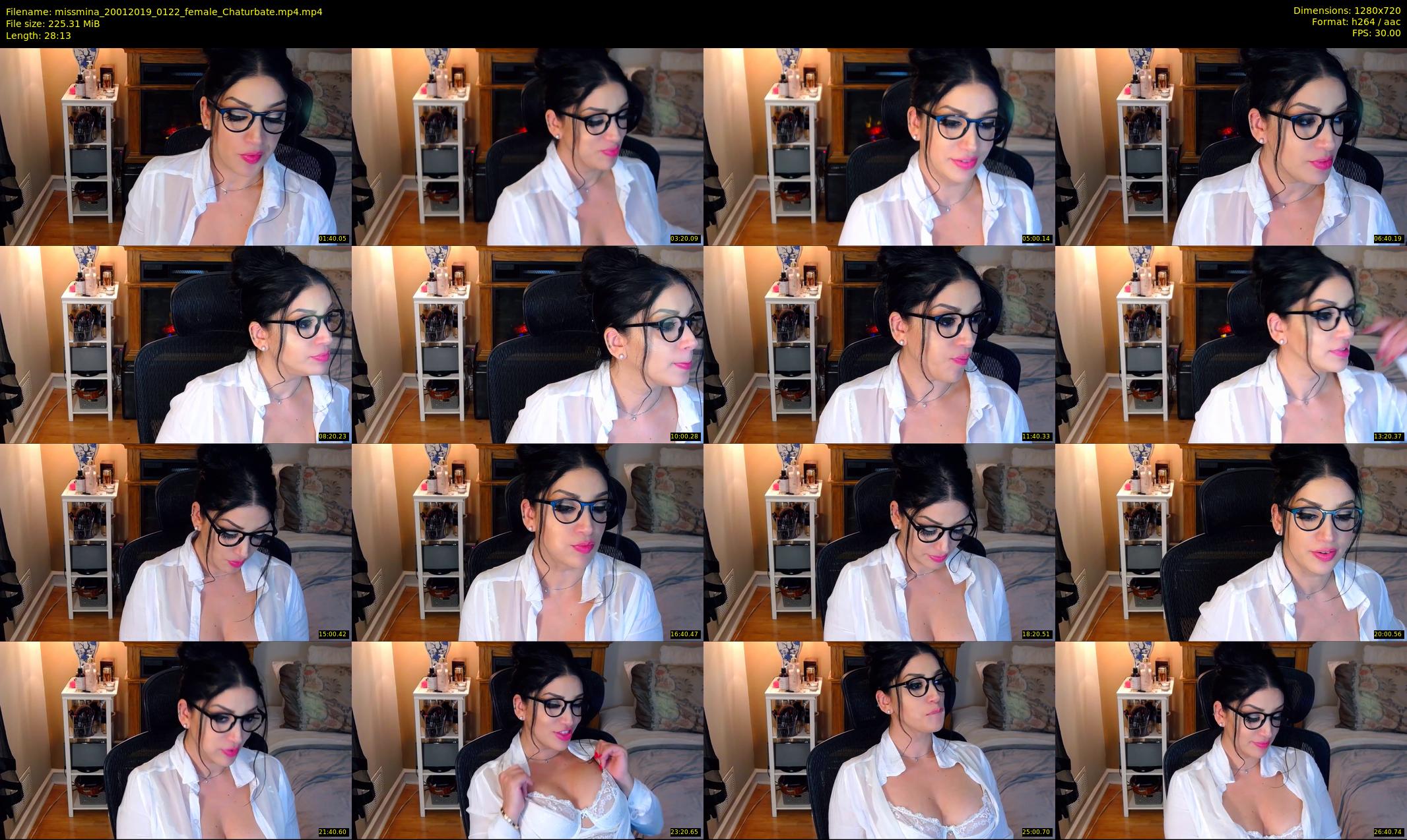missmina — 29 minute Chaturbate female cam show recording, 720p, Jan 20, 2019