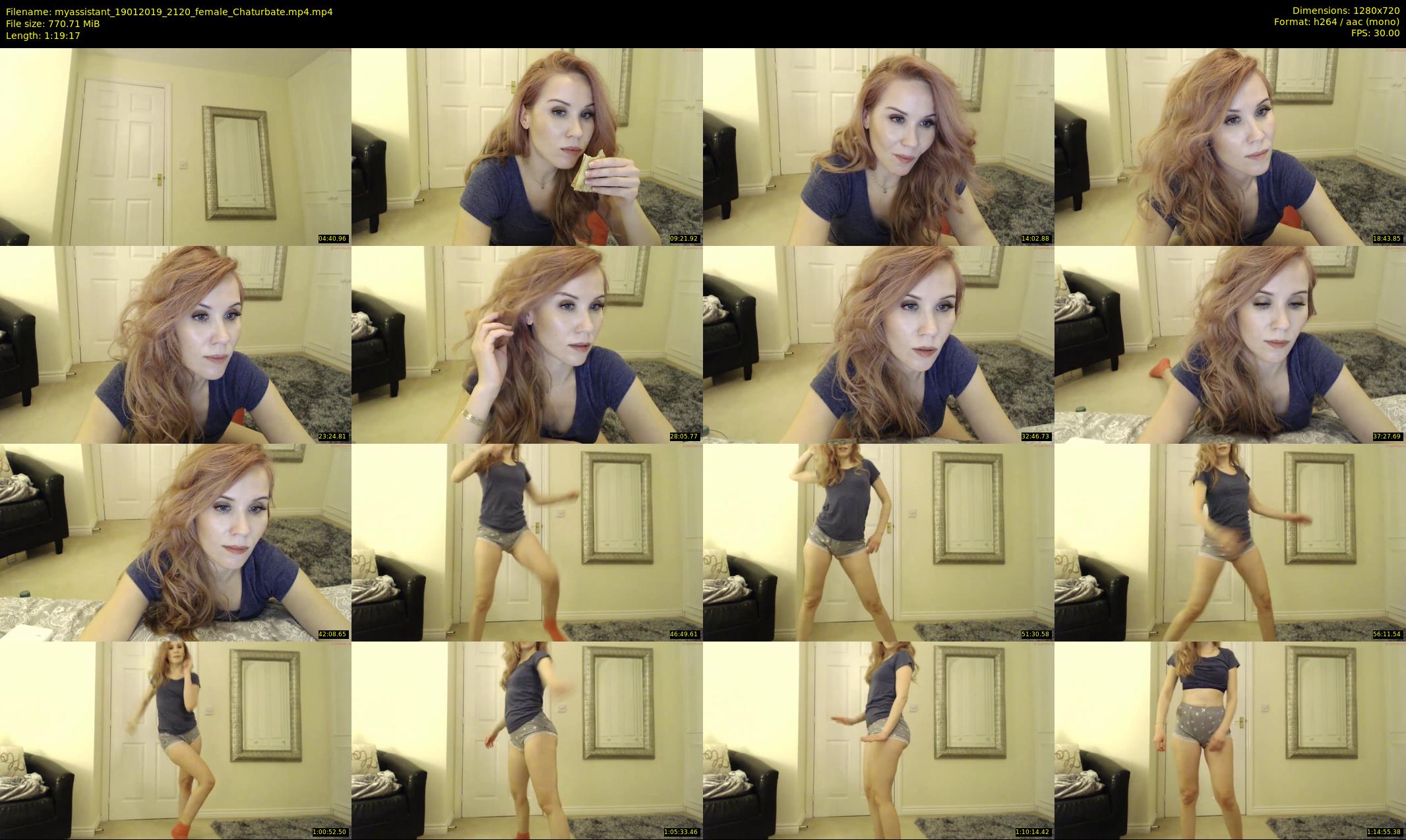 myassistant — 80 minute Chaturbate female cam show recording, 720p, Jan 19, 2019