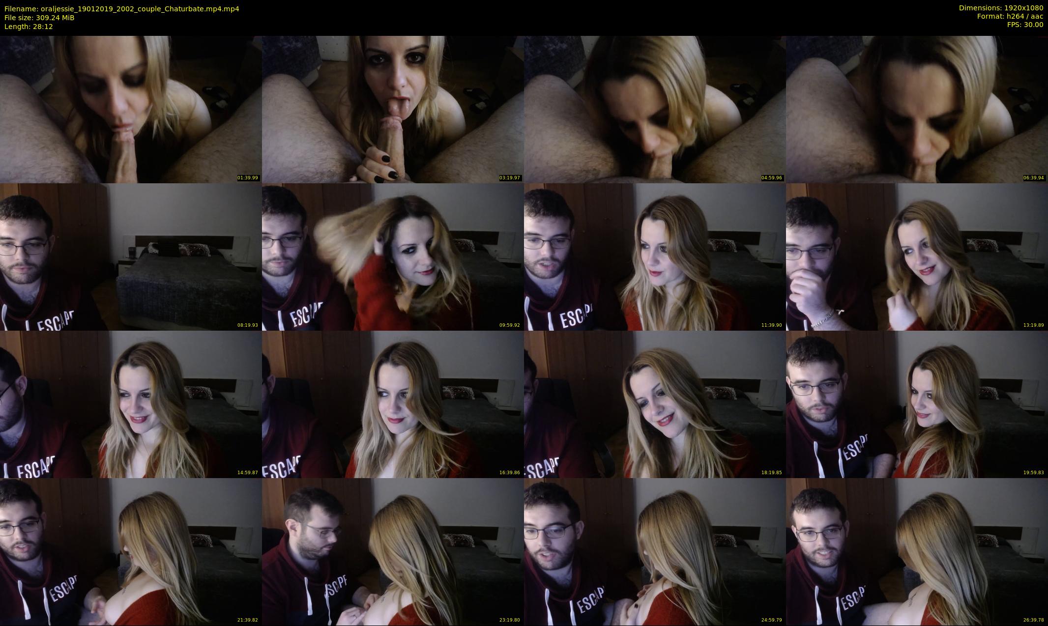 oraljessie — 29 minute Chaturbate couple cam show recording, 1080p, Jan 19, 2019