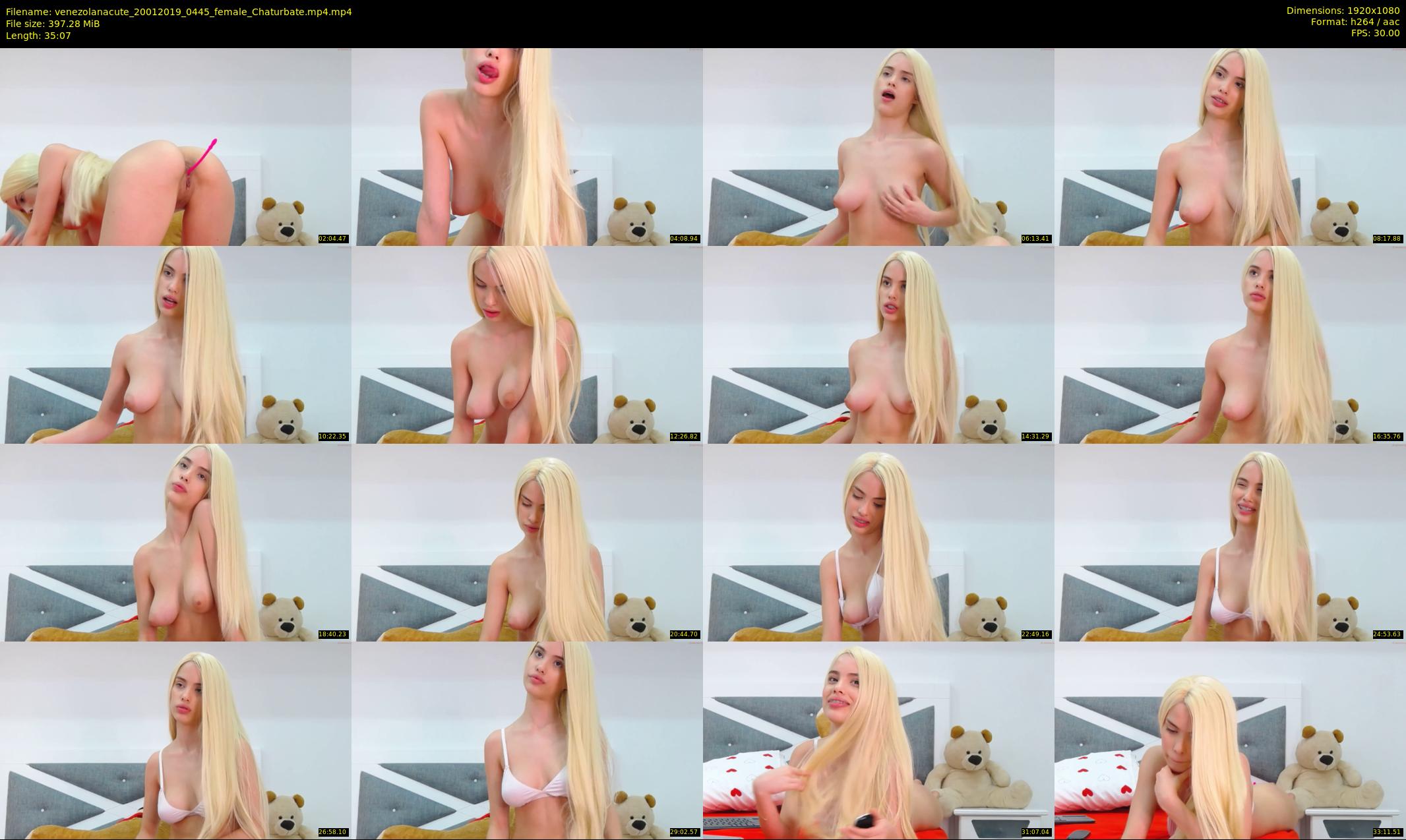 venezolanacute — 36 minute Chaturbate female cam show recording, 1080p, Jan 20, 2019