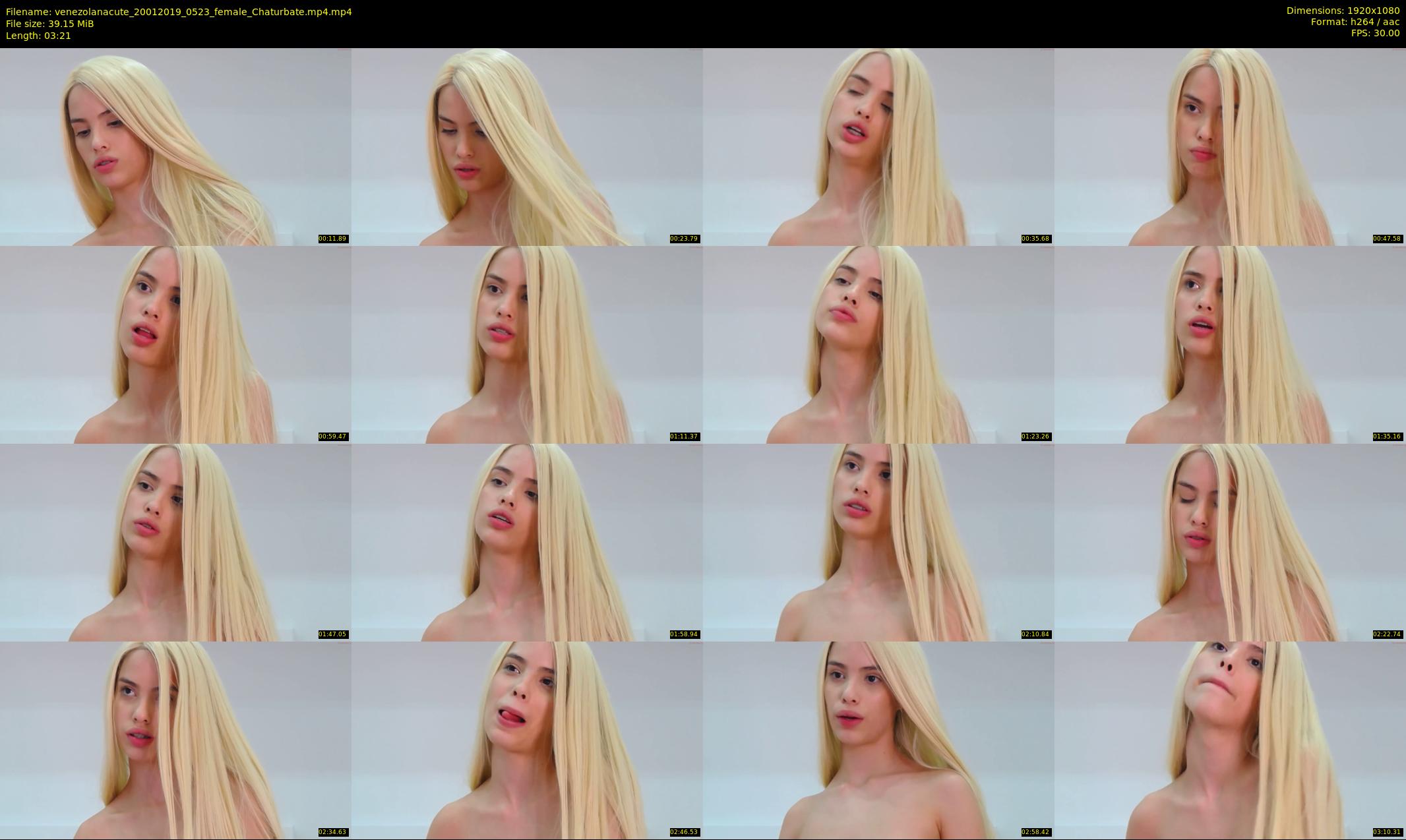 venezolanacute — 4 minute Chaturbate female cam show recording, 1080p, Jan 20, 2019