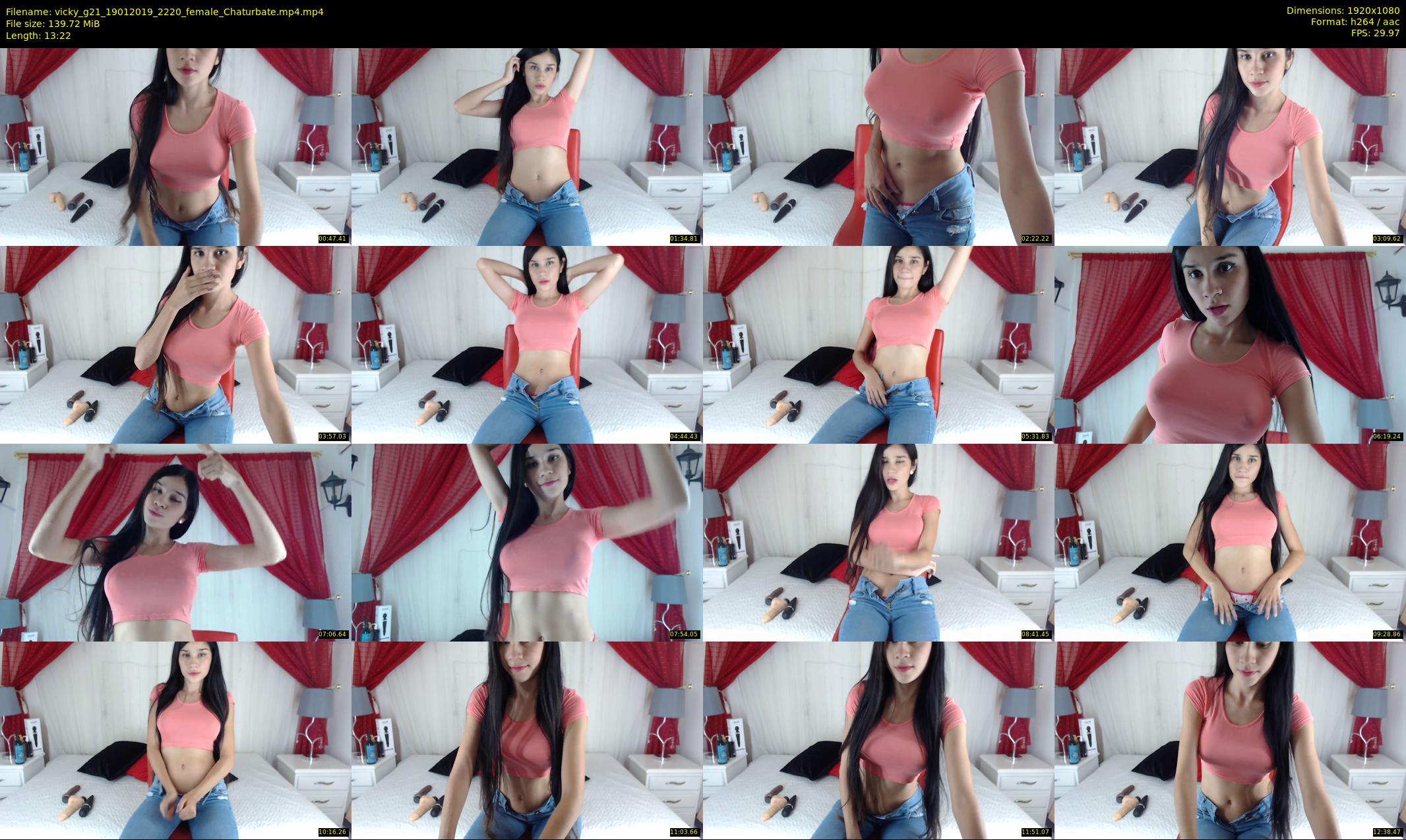vicky_g21 — 14 minute Chaturbate female cam show recording, 1080p, Jan 19, 2019