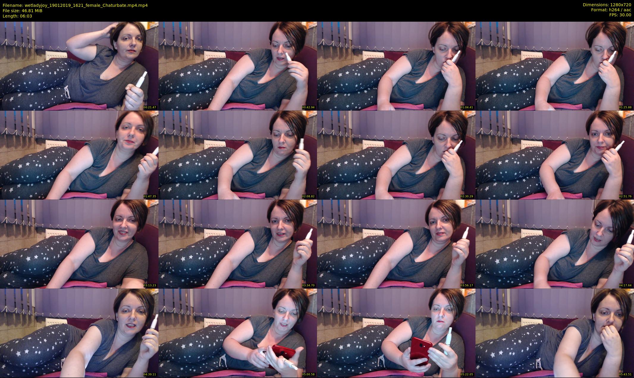 wetladyjoy — 7 minute Chaturbate female cam show recording, 720p, Jan 19, 2019