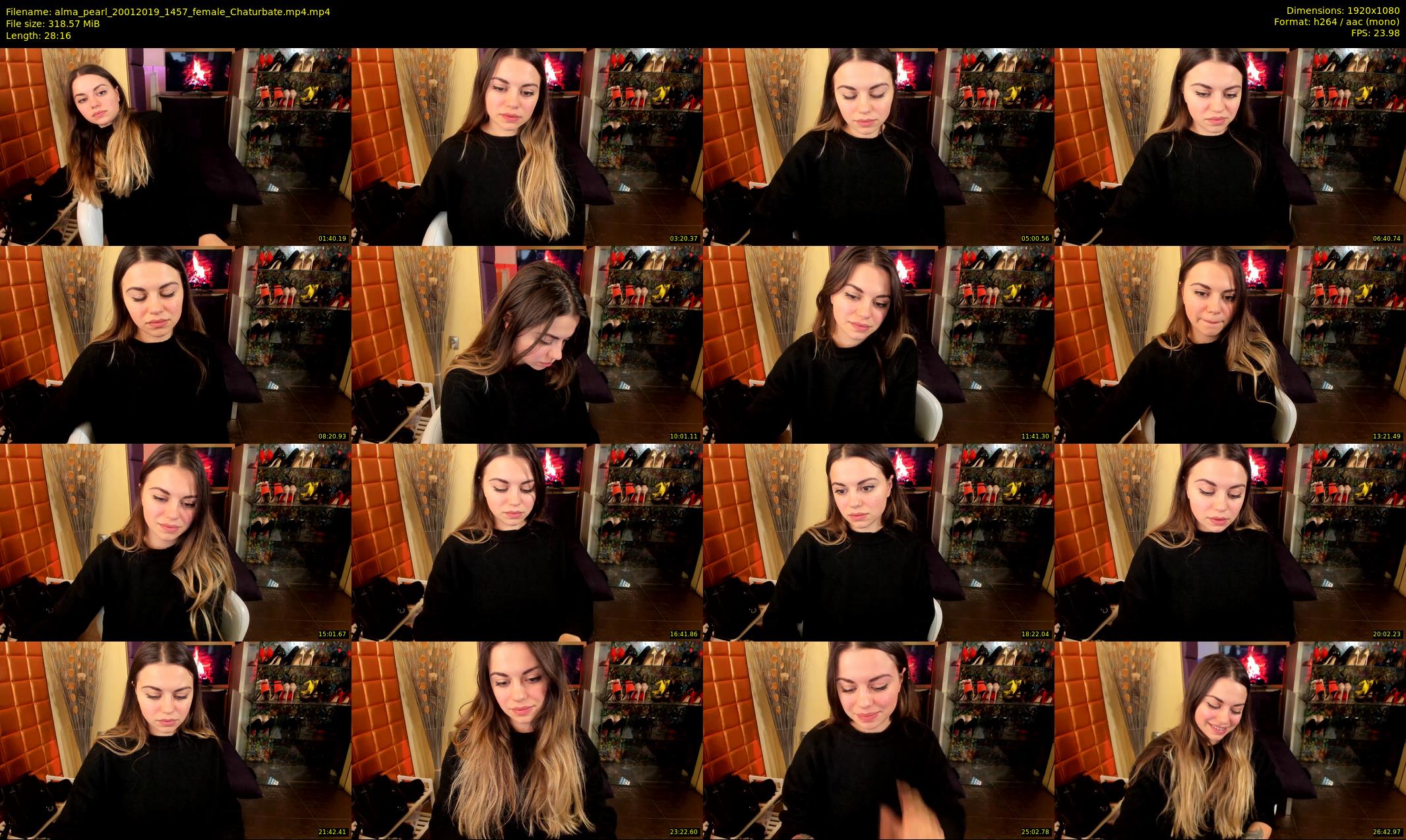 alma_pearl — 29 minute Chaturbate female cam show recording, 1080p, Jan 20, 2019