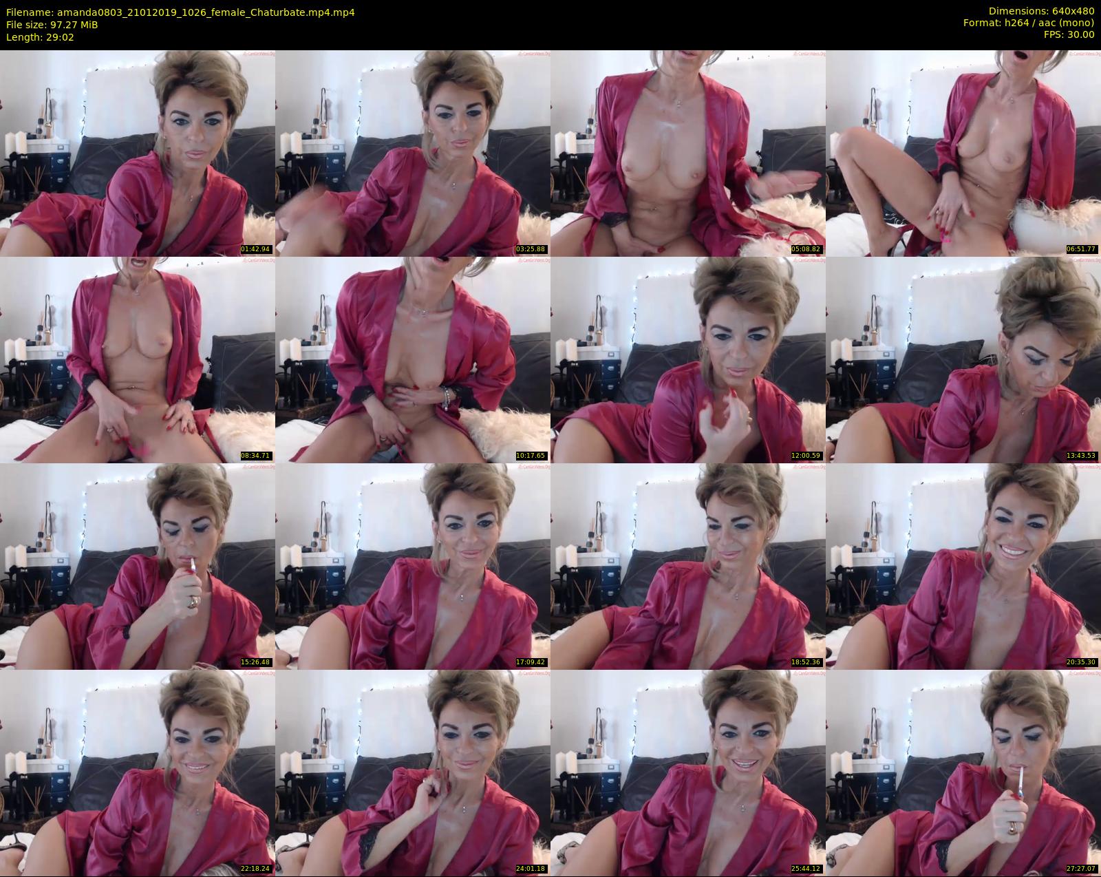 amanda0803 — 30 minute Chaturbate female cam show recording, 480p, Jan 21, 2019