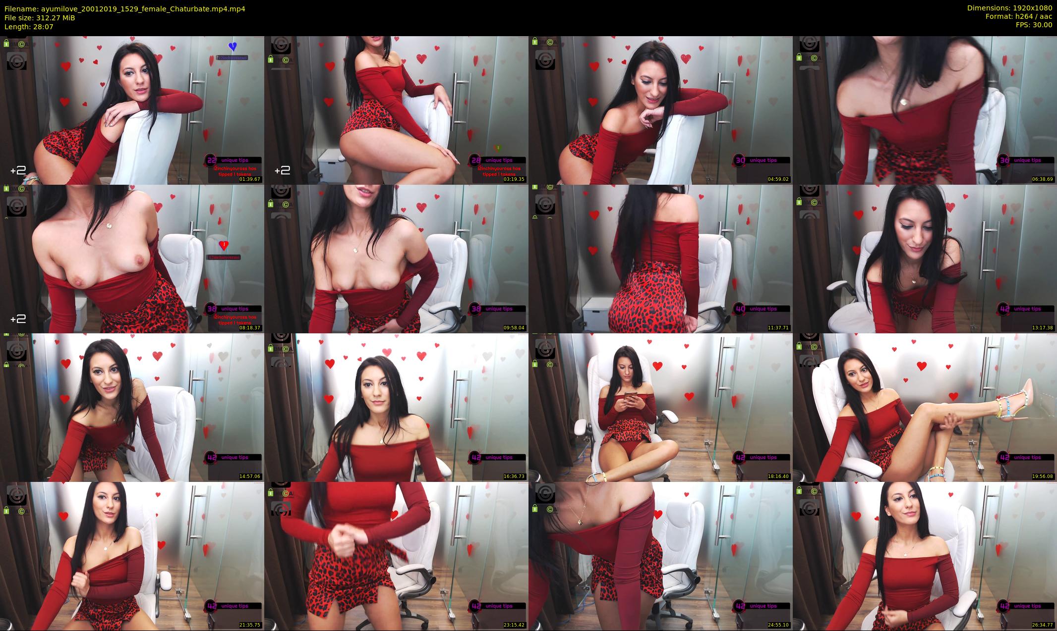 ayumilove — 29 minute Chaturbate female cam show recording, 1080p, Jan 20, 2019