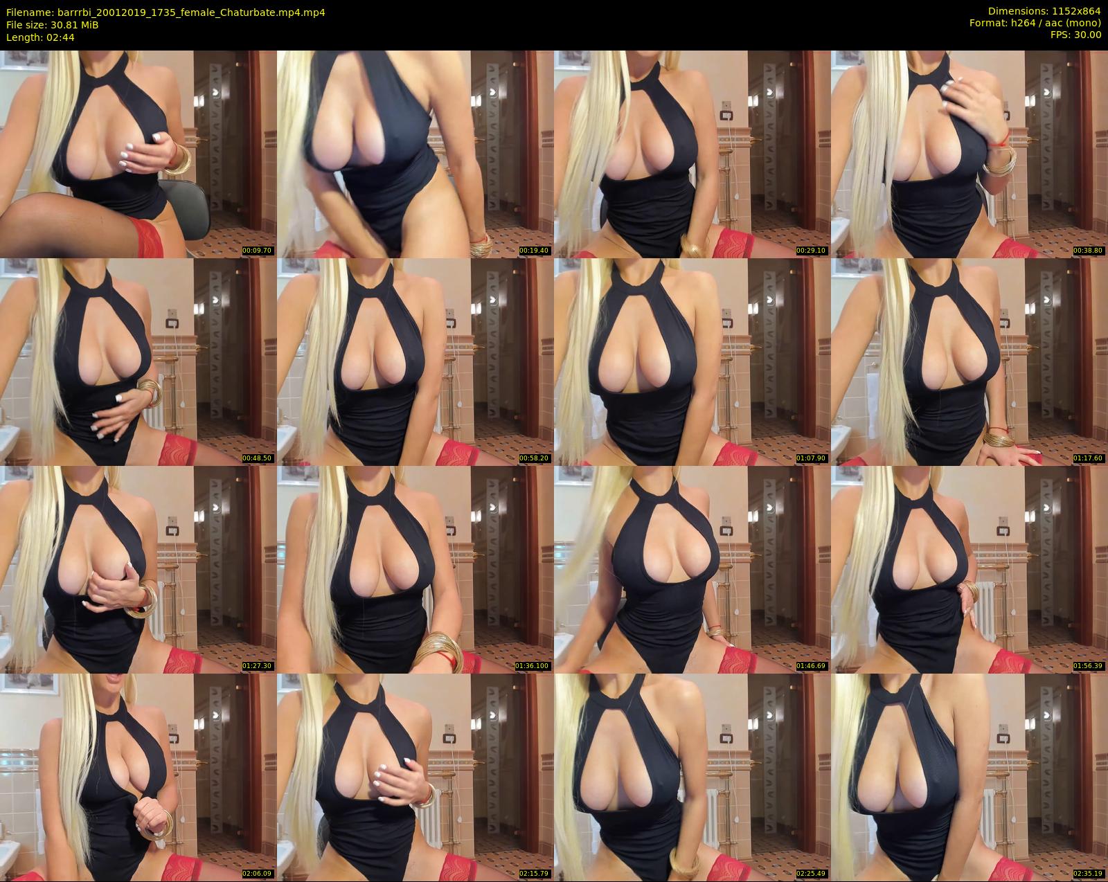 barrrbi — 3 minute Chaturbate female cam show recording, 720p, Jan 20, 2019