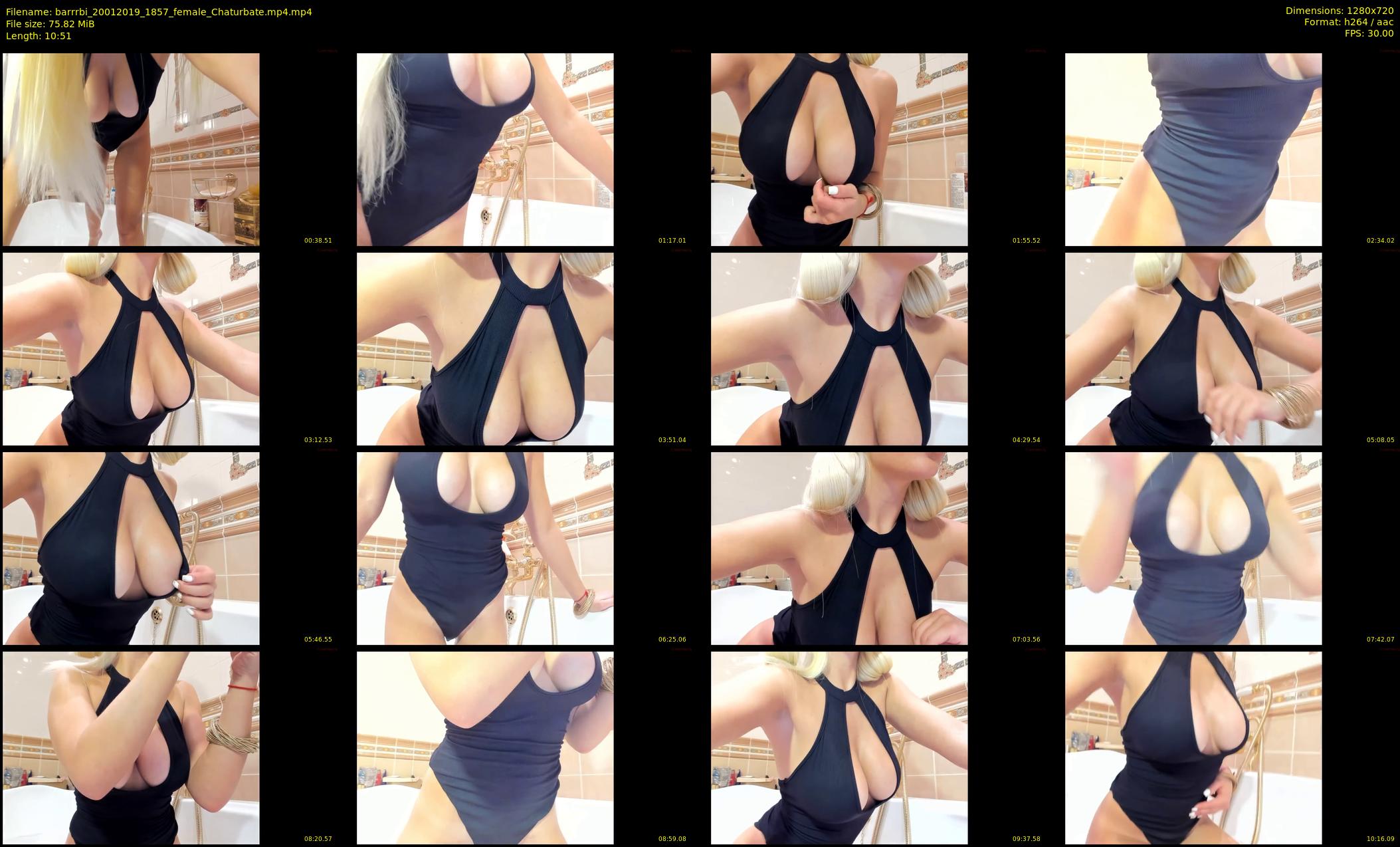 barrrbi — 11 minute Chaturbate female cam show recording, 720p, Jan 20, 2019